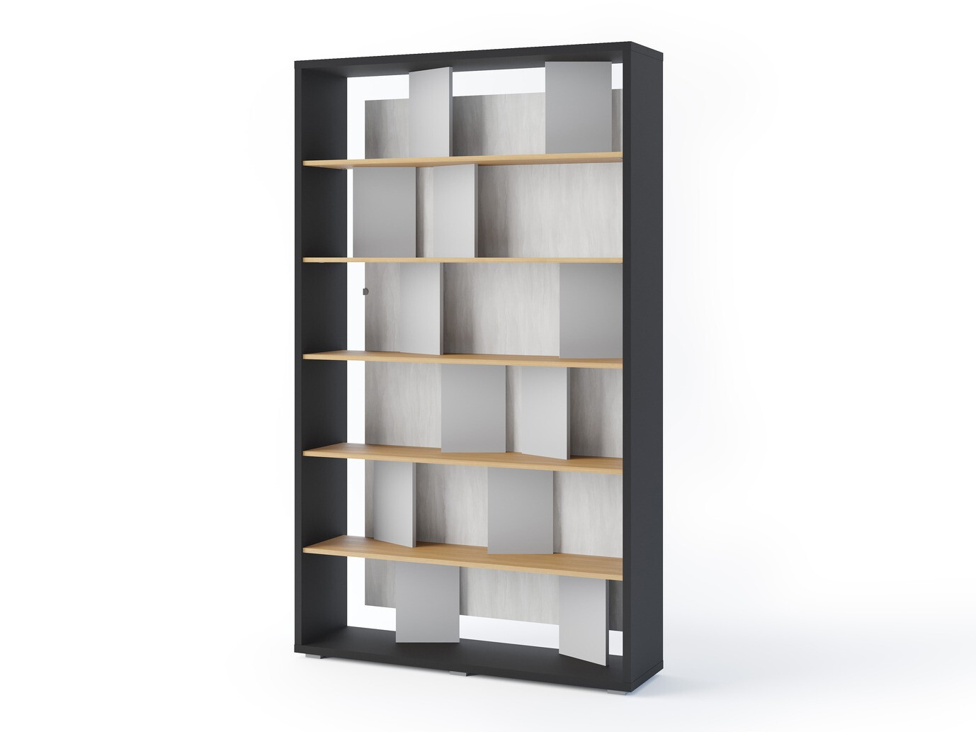 Riiul Fresno 154 (Hall + Grafiit + Tamm)