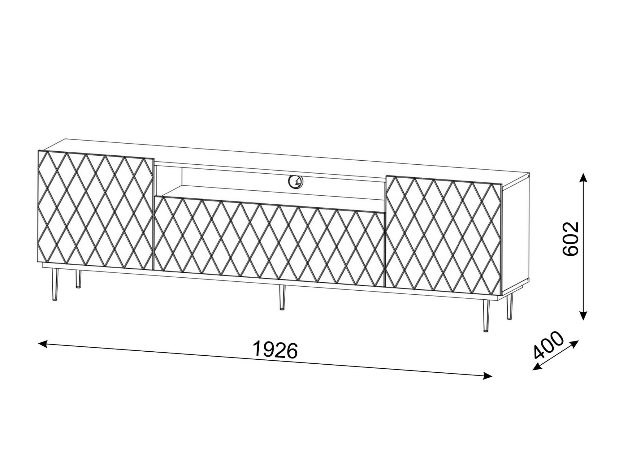 TV-alus Melmoro 103 (Must)