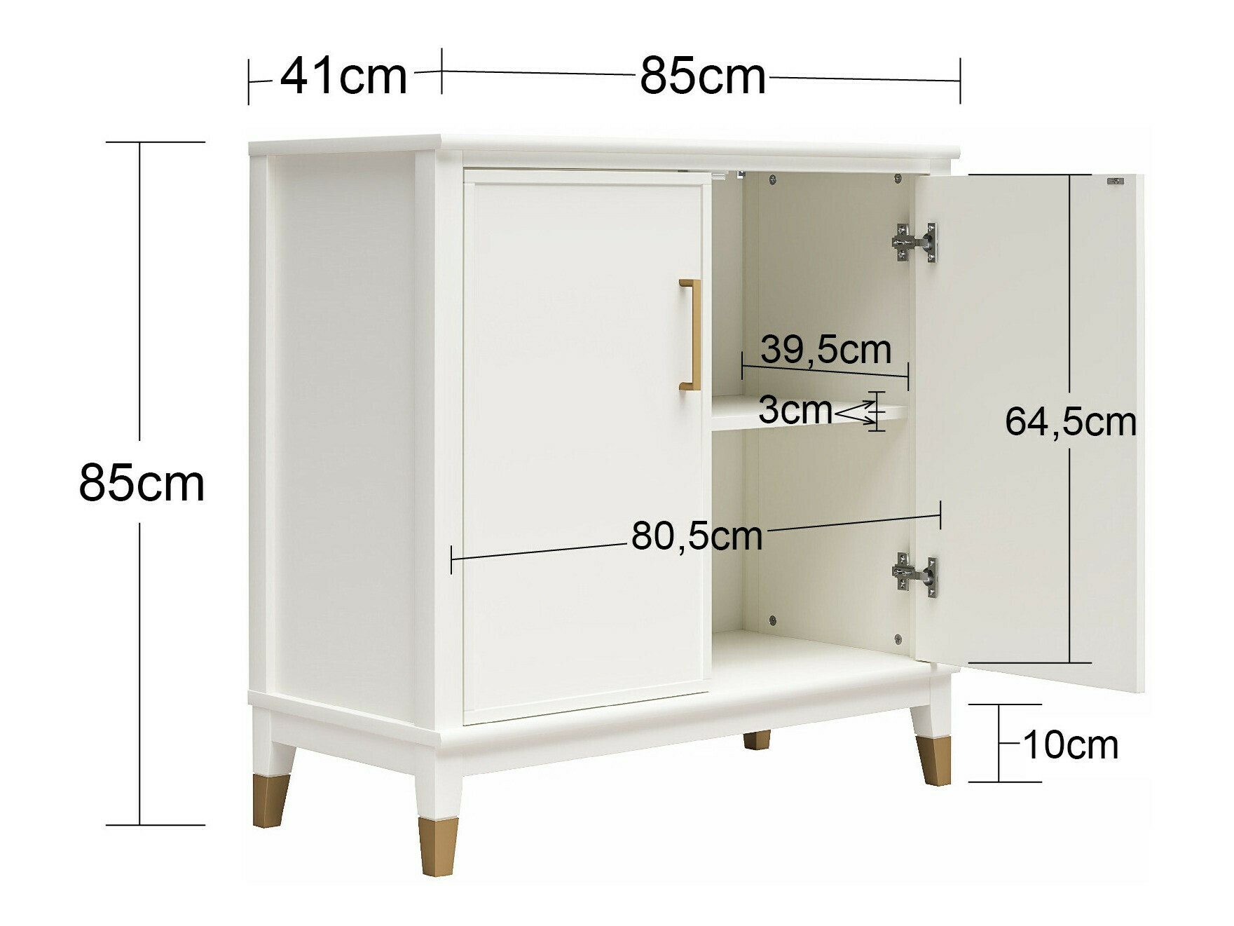 Kapp CosmoLiving by Cosmopolitan Belromu 108 (Valge)