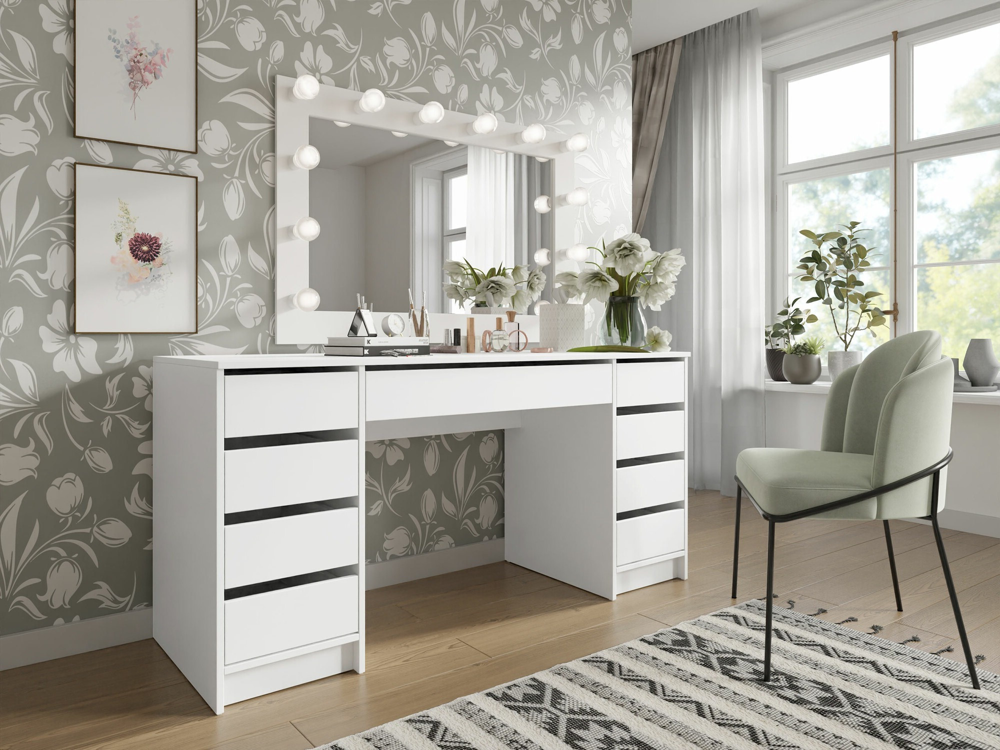 Kirjutuslaud Comfivo 401 (Valge)