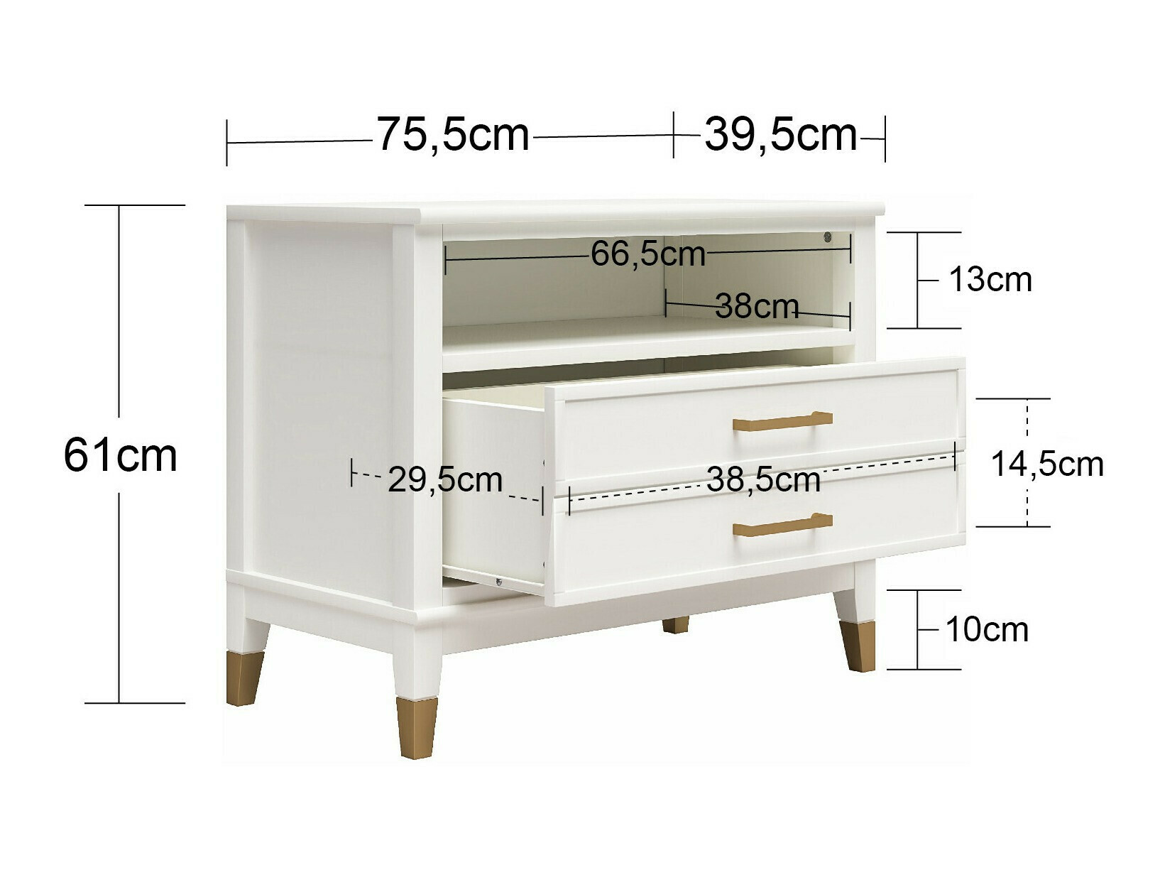 Öökapp CosmoLiving by Cosmopolitan Belromu 107 (Valge)