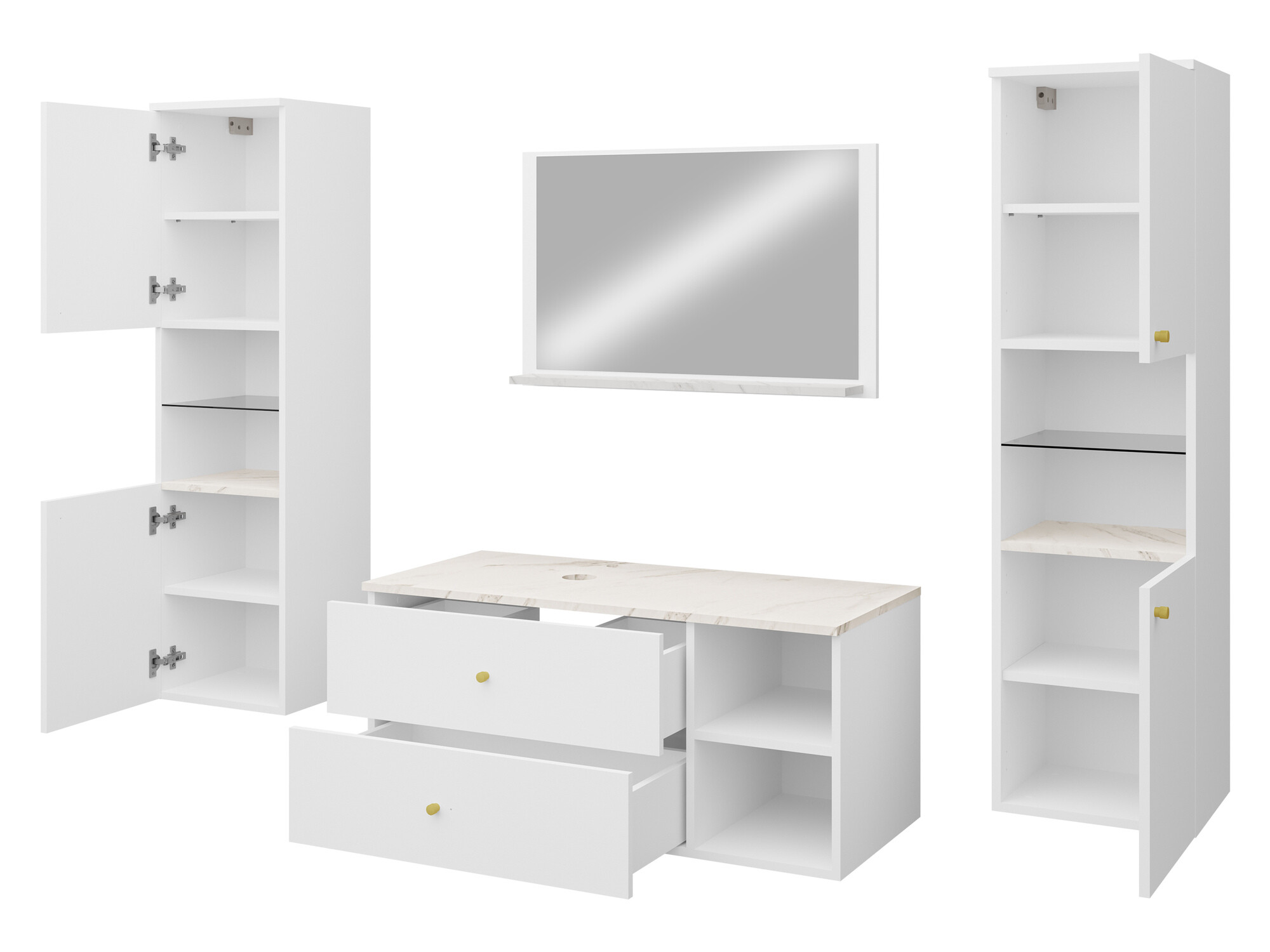 Vannitoakomplekt Ophruvi 102 (Pähkel)