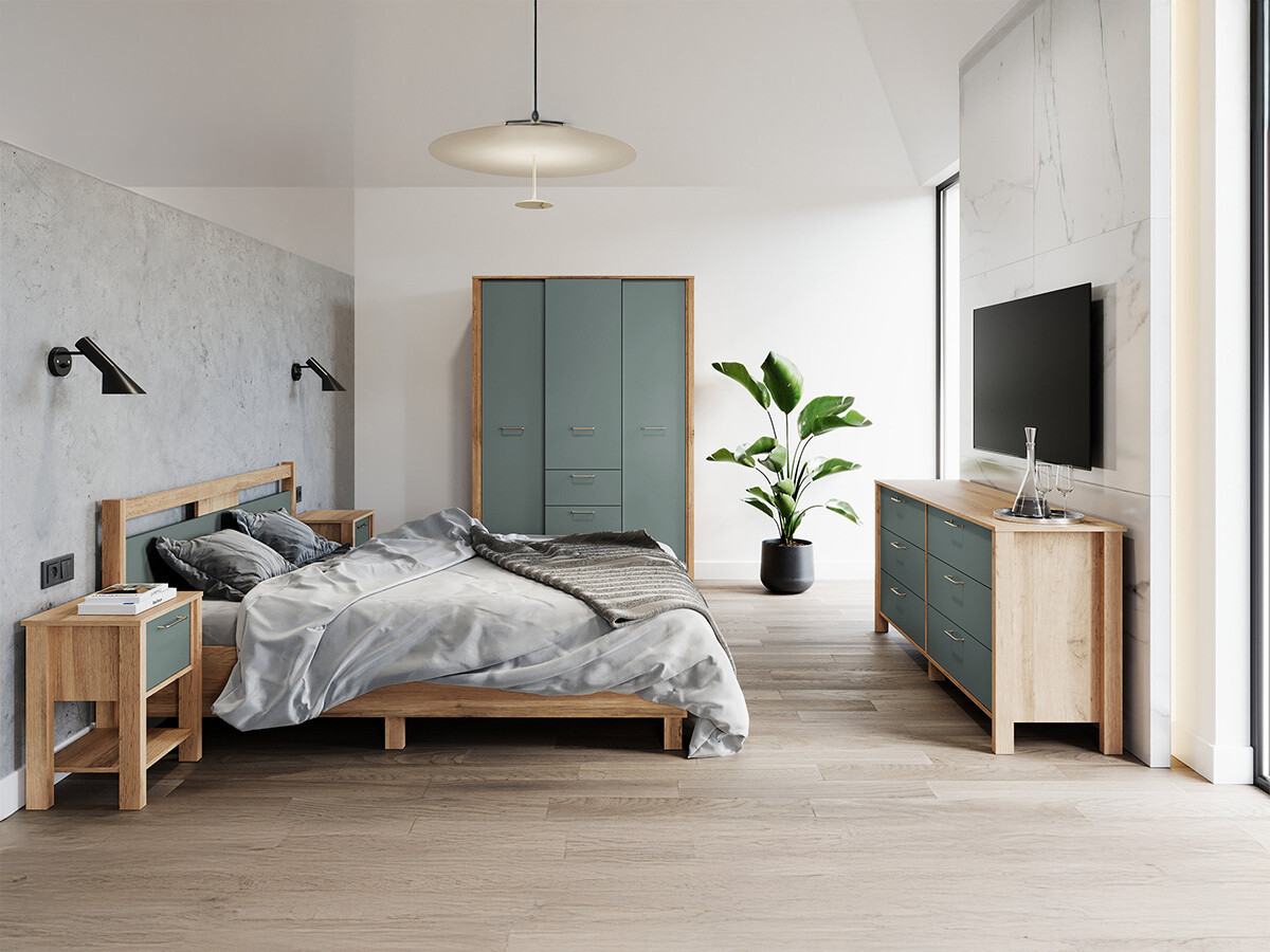 Voodi Venmelu 106 (Wotani tamm + Roheline)