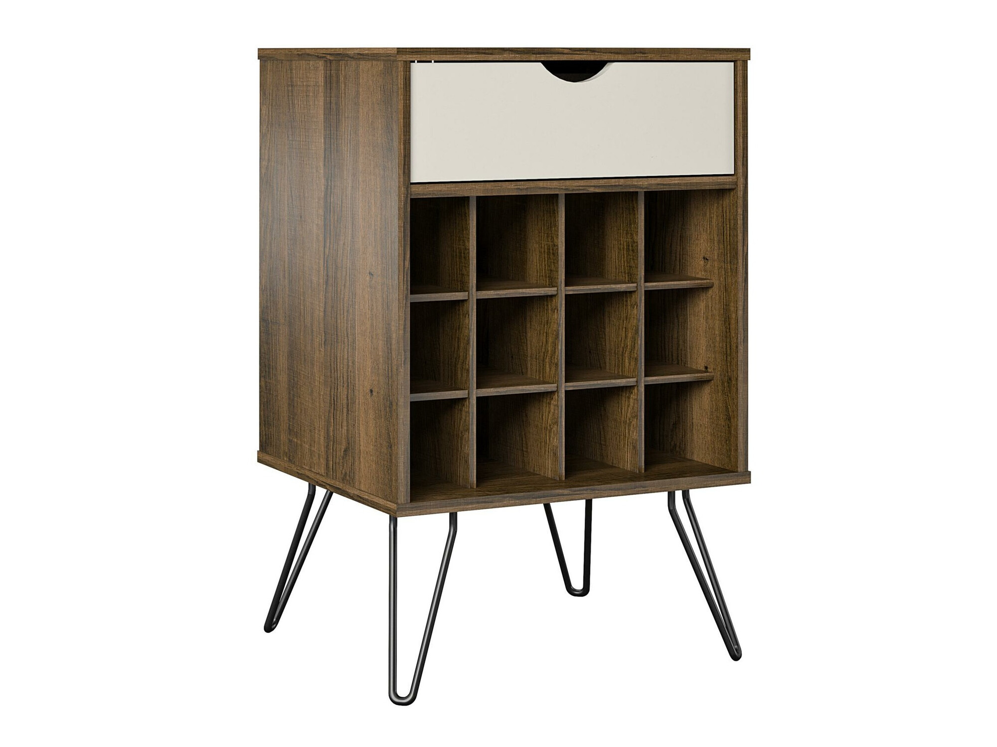 Külglaud Novogratz 186 (Tamm + Valge)