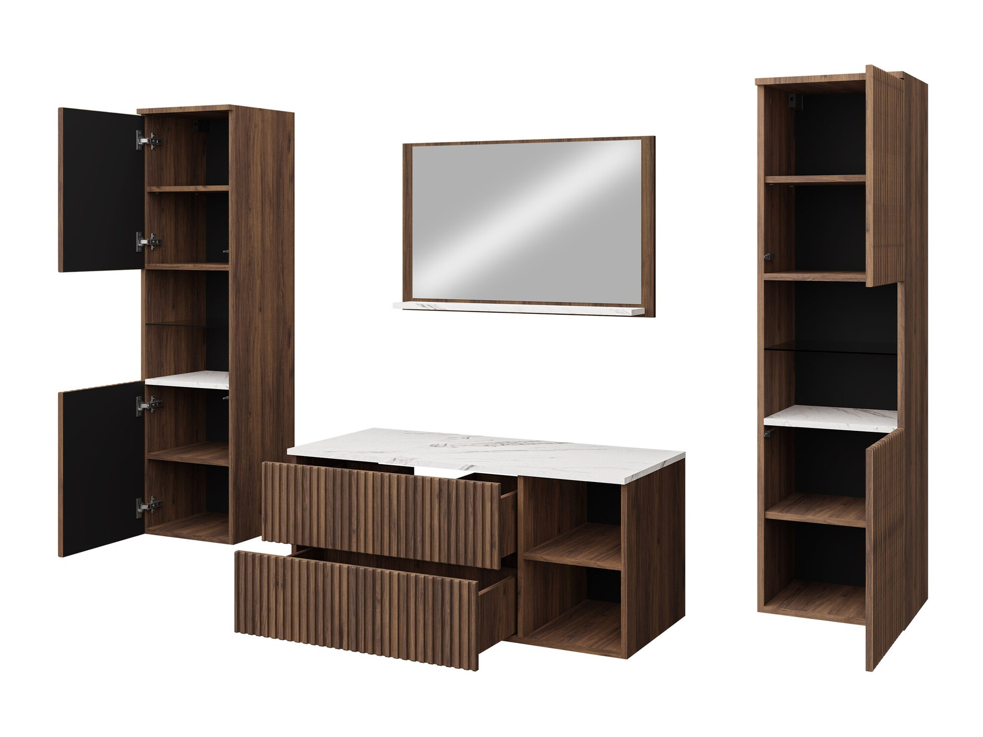 Vannitoakomplekt Ophruvi 105 (Pähkel)