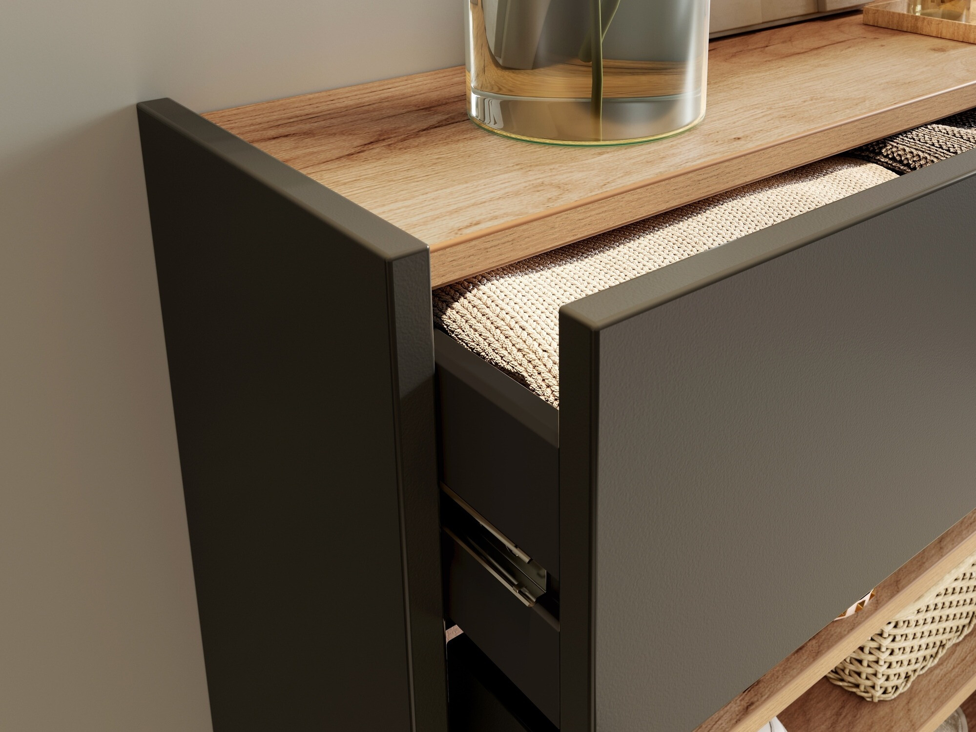 Jalatsikapp Cirsale 110 (Grafiit + Navarra tamm)