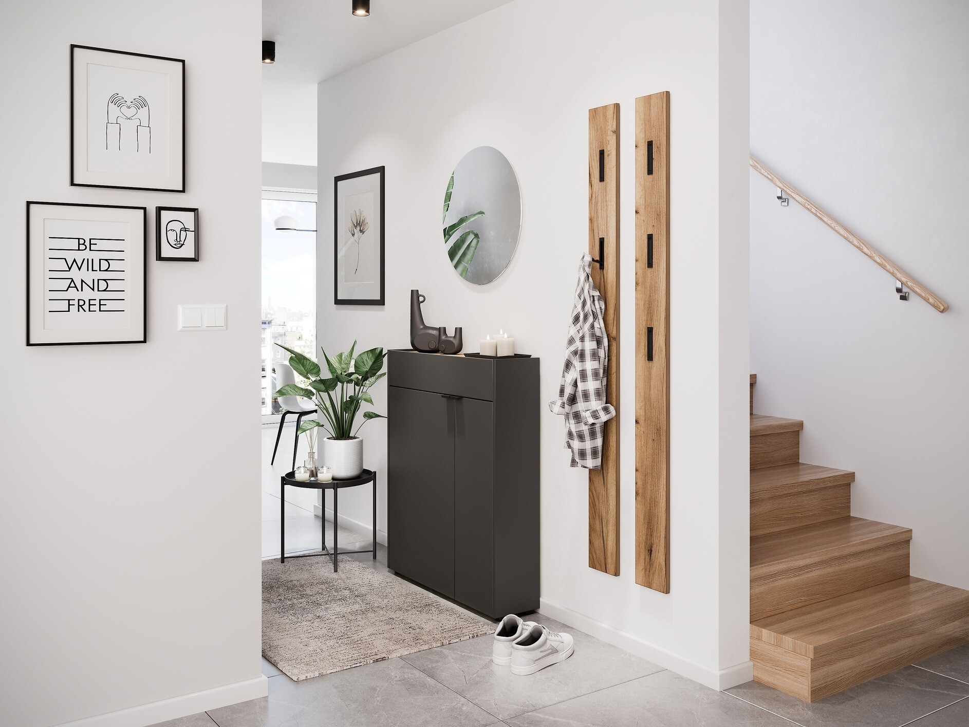 Jalatsikapp Cirsale 110 (Grafiit + Navarra tamm)