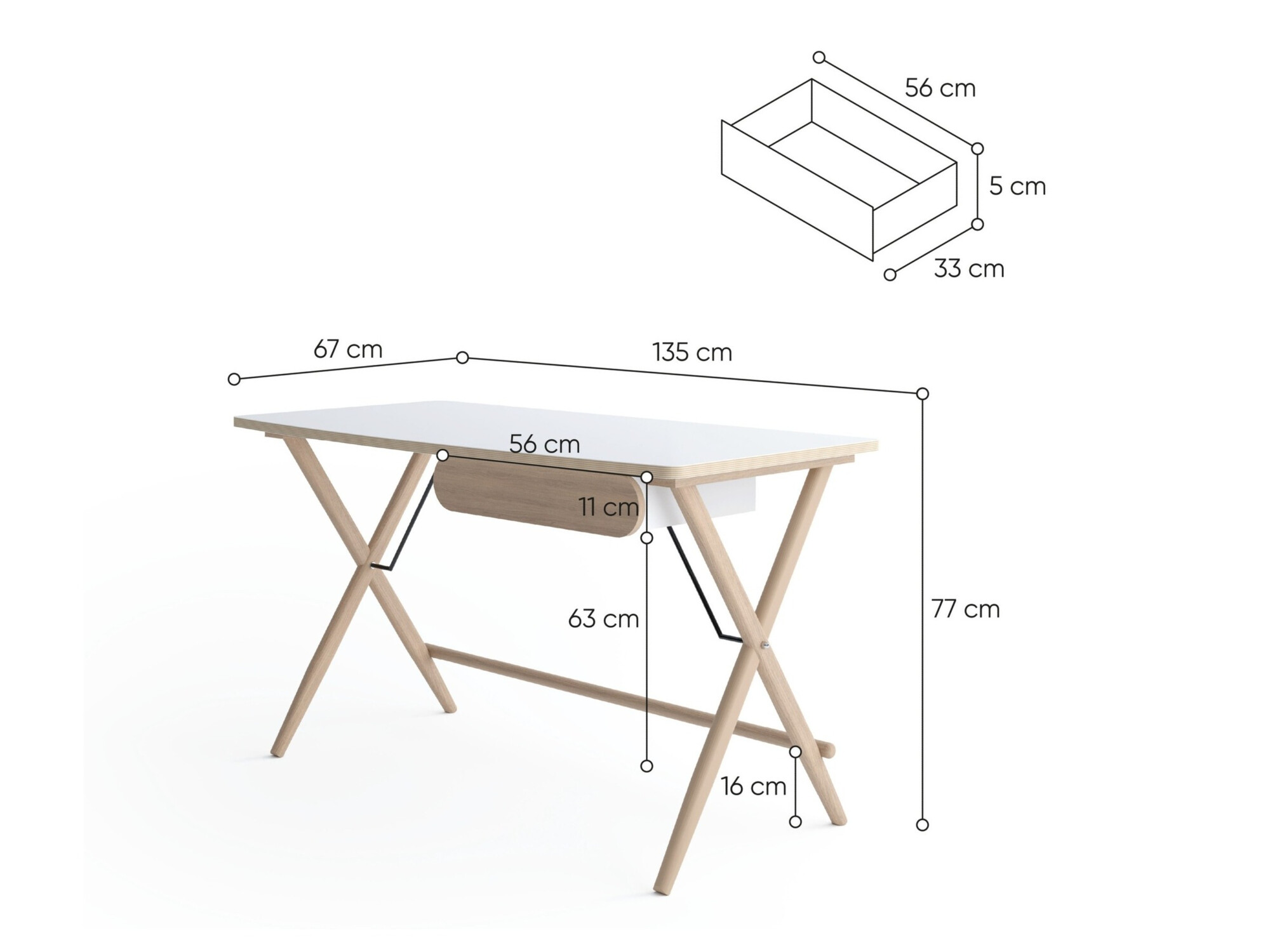 Kirjutuslaud Fresno 157