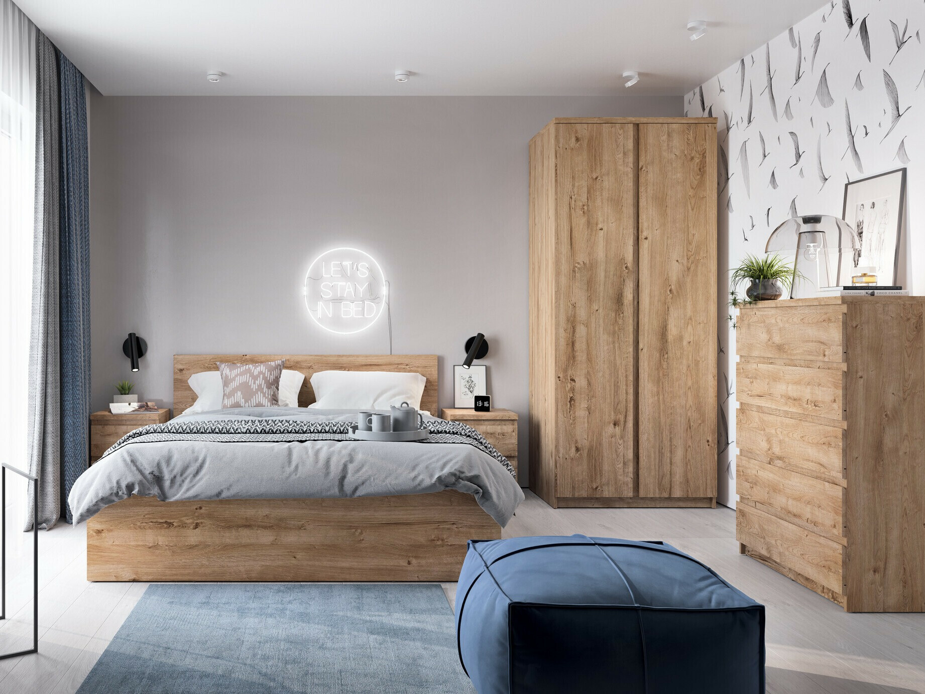 Riidekapp Merfere 116 (Tamm)