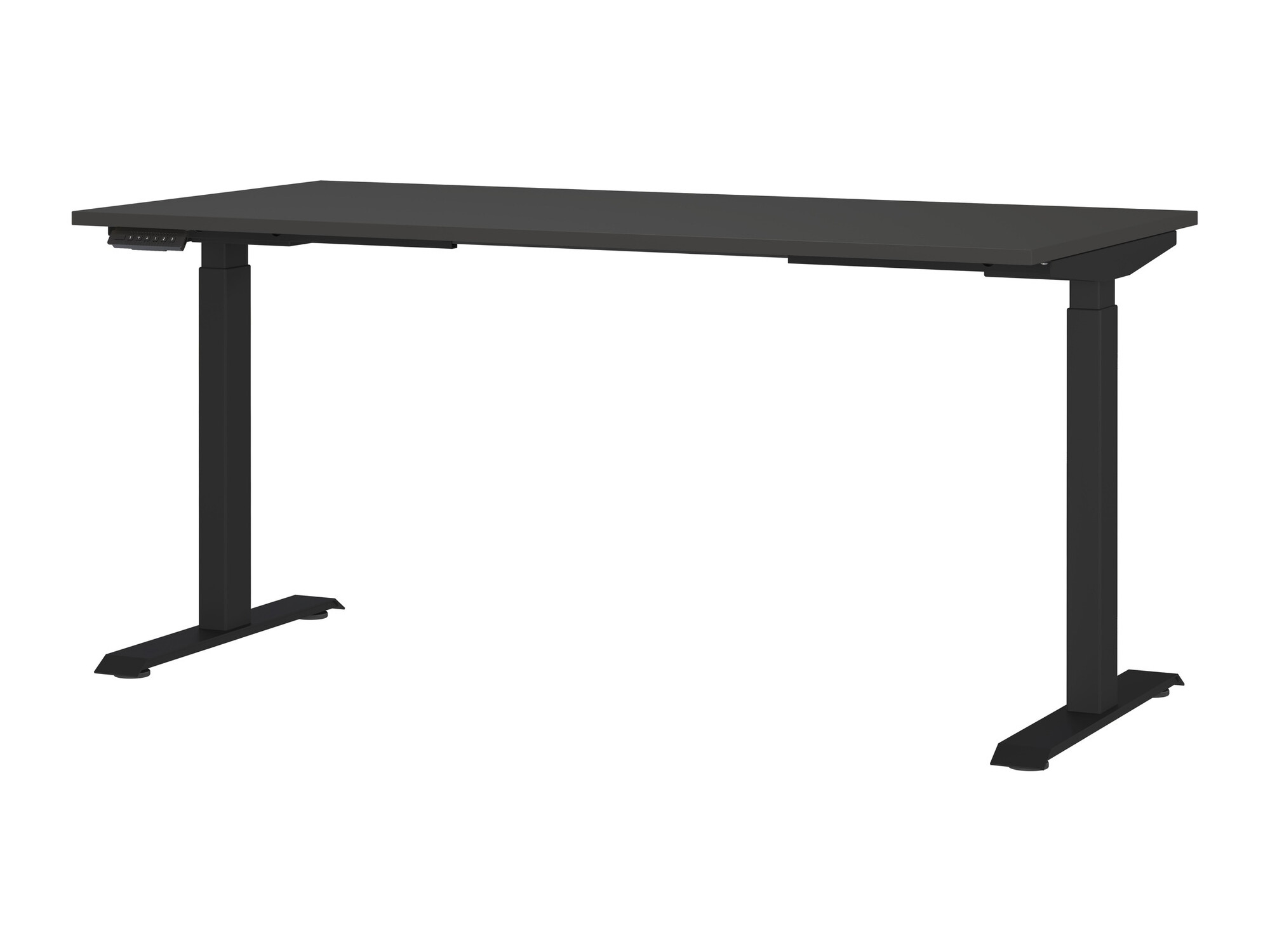 Reguleeritava kõrgusega töölaud Vesbeno 106 (Grafiit + Must)