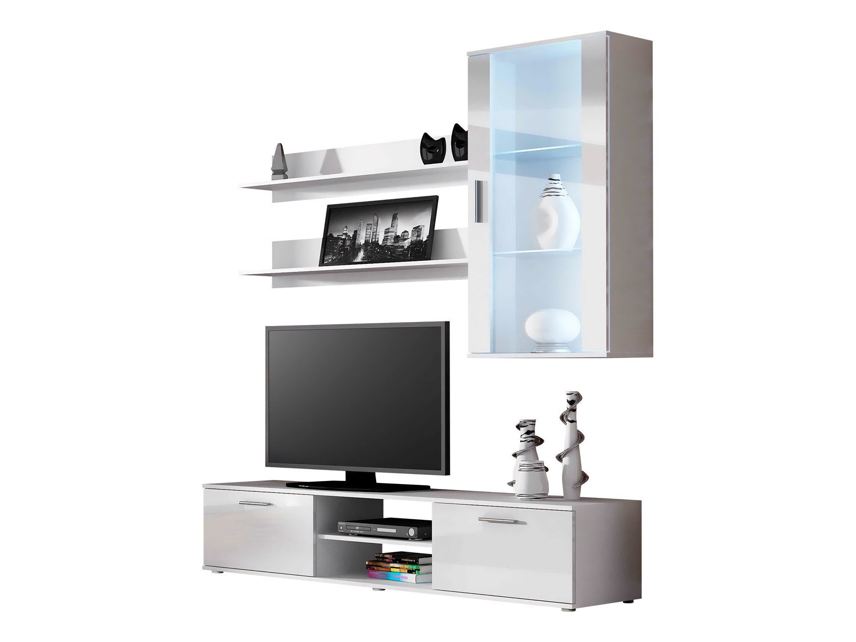 Elutoa komplekt Tornola 113 (Valge + Läikiv valge)