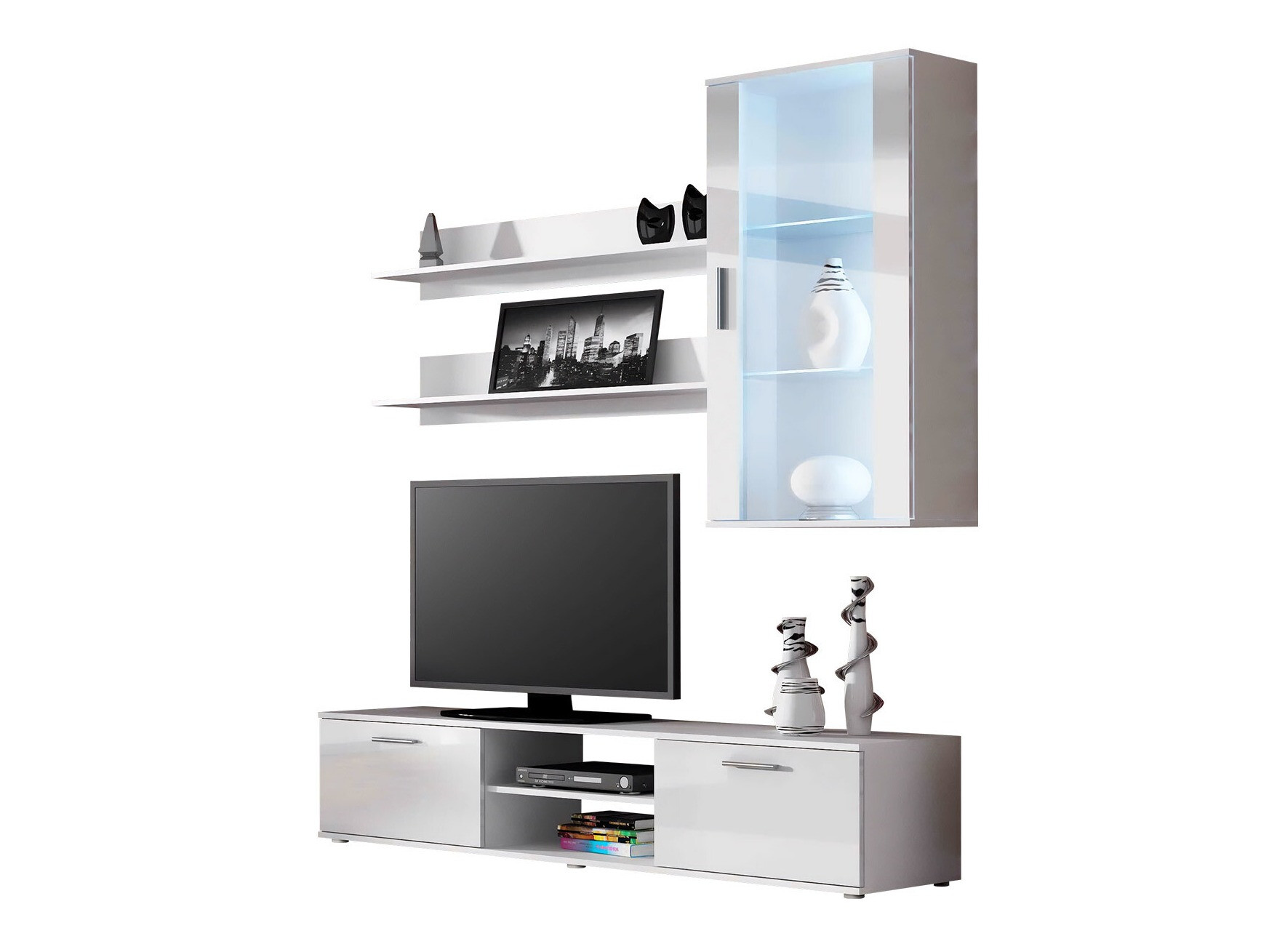 Elutoa komplekt Tornola 113 (Valge + Läikiv valge)