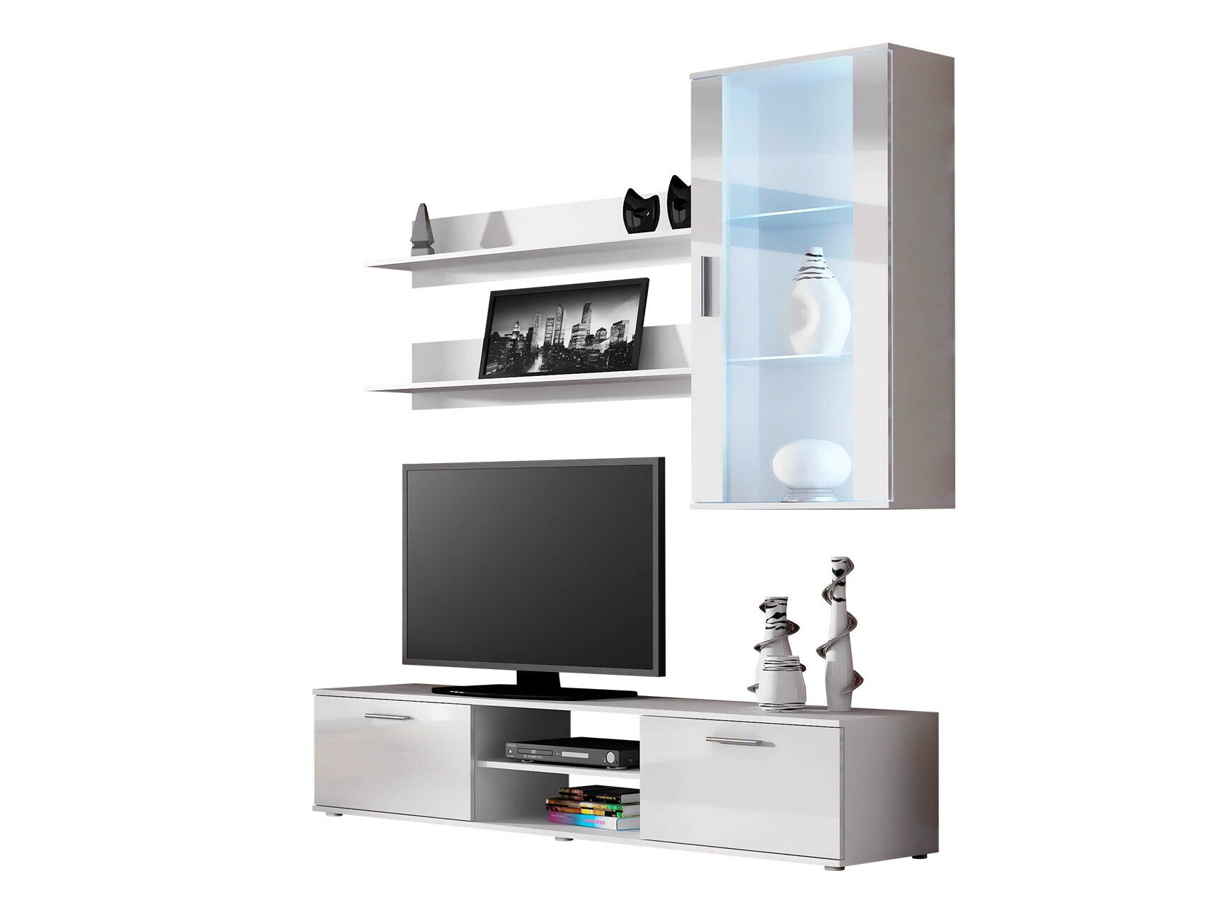 Elutoa komplekt Tornola 113 (Valge + Läikiv valge)