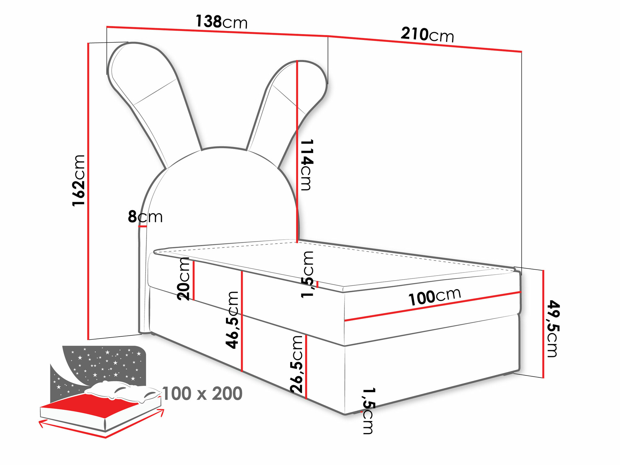Kontinentaalvoodi Stylus (Magic Velvet 2239)