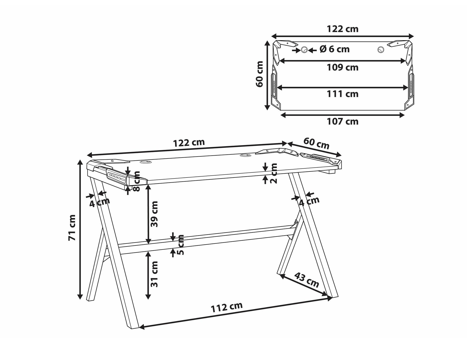 Mängurilaud Berwyn 2195