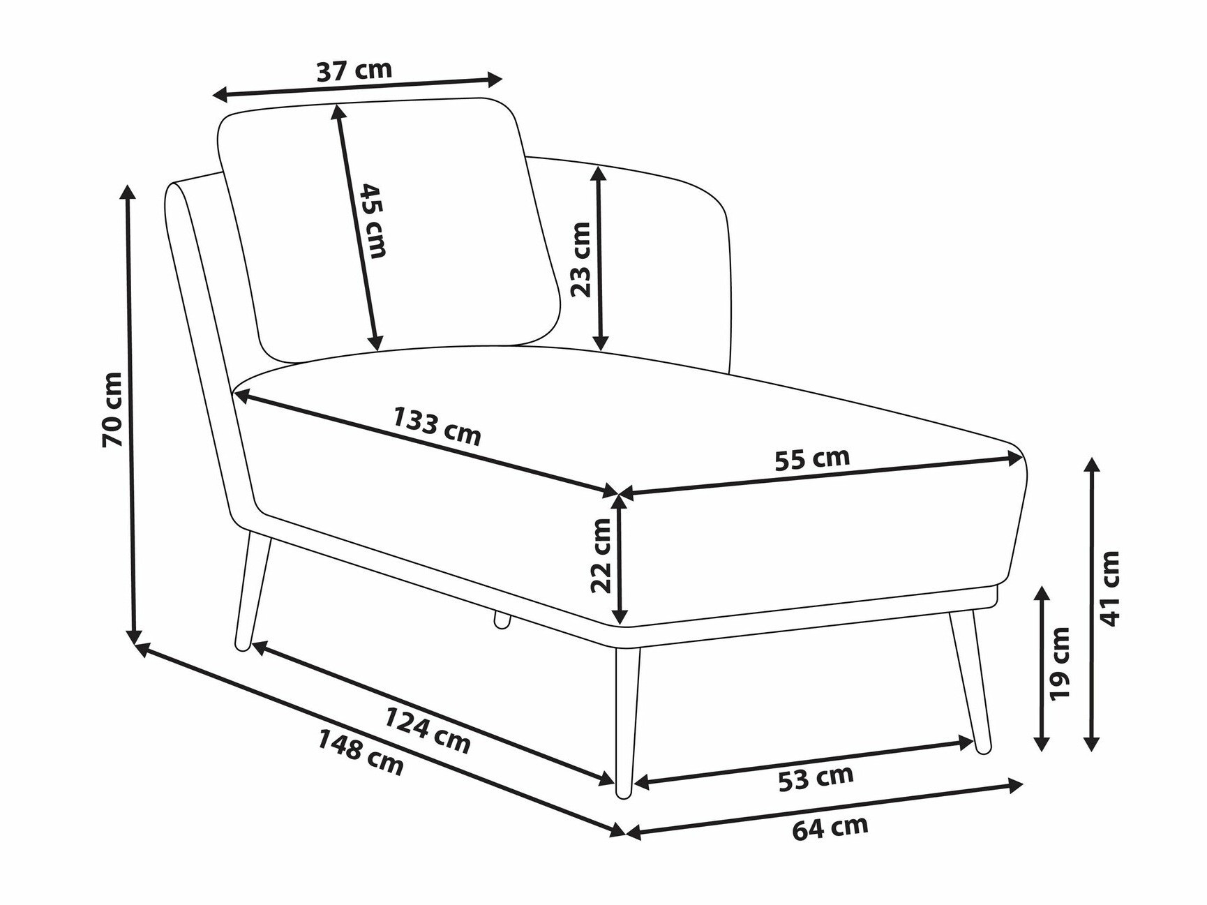 Kušett Berwyn 2200 (Roheline)