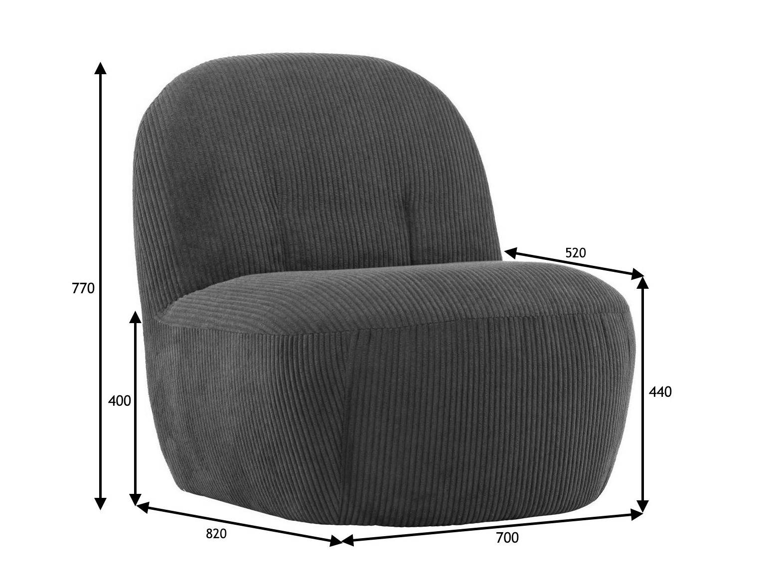 Tugitool Dallas 4484 (Valge)