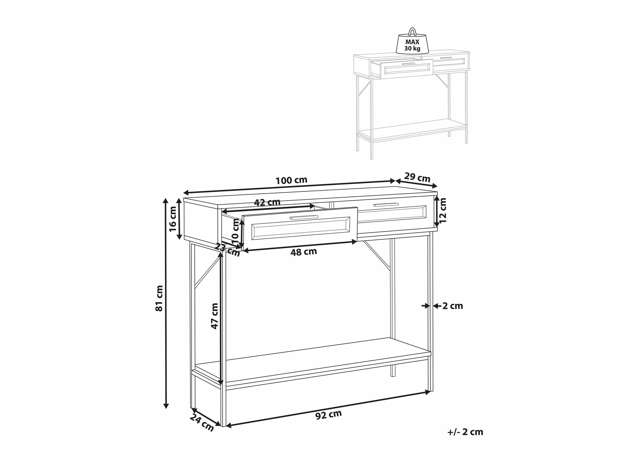 Konsoollaud Levfelu 107