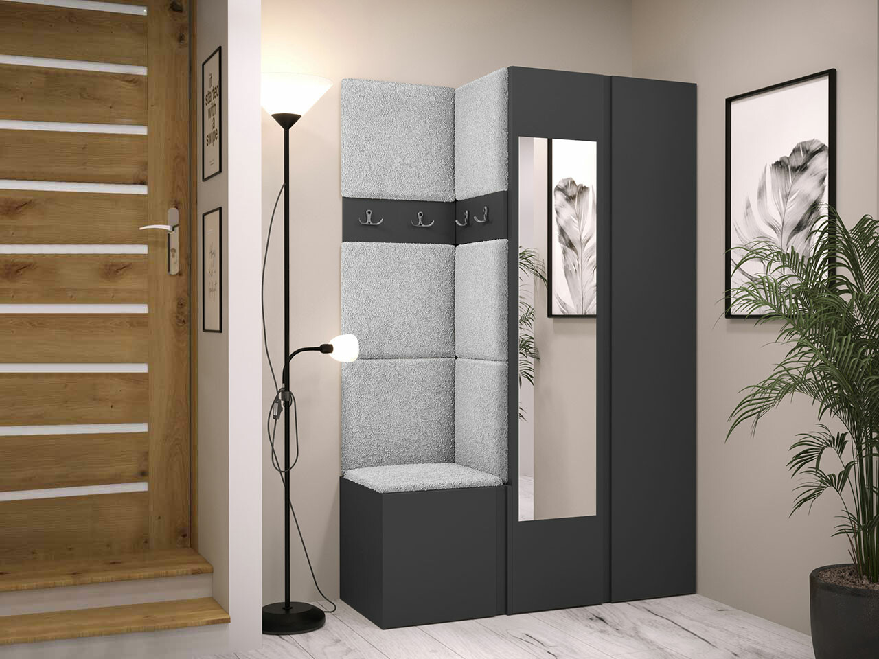 Esikukomplekt Hartford 350 (Grafiit)