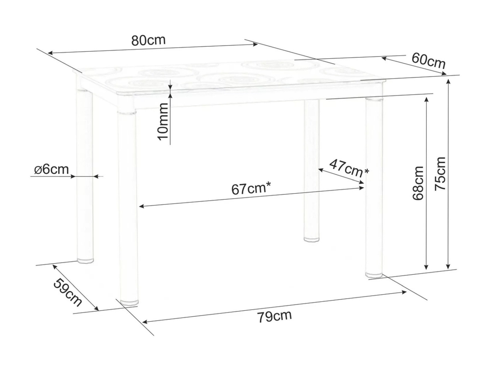 Laud Detroit 603 (Valge)