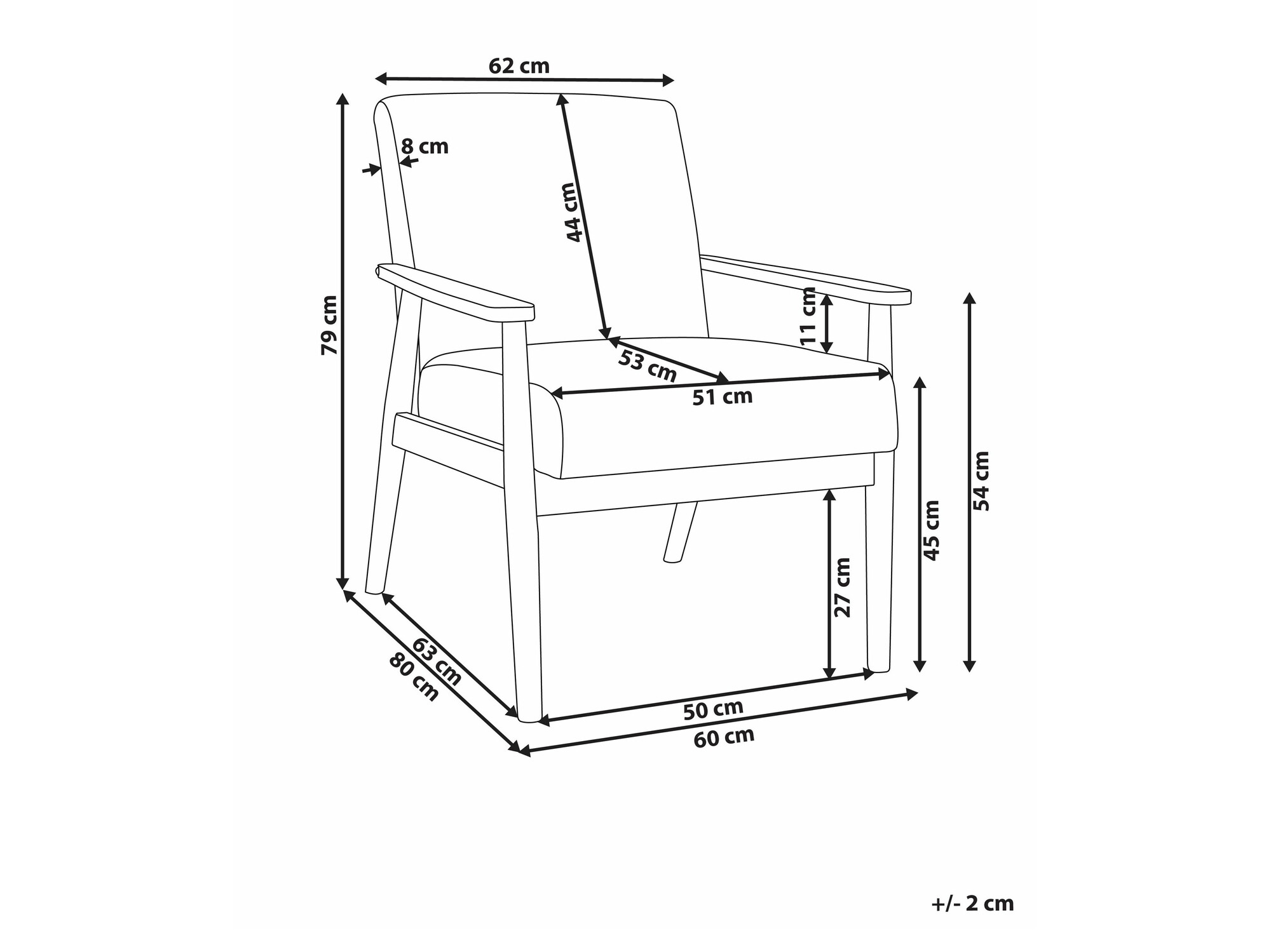 Tugitool Berwyn 2214 (Ere puit + Valge)