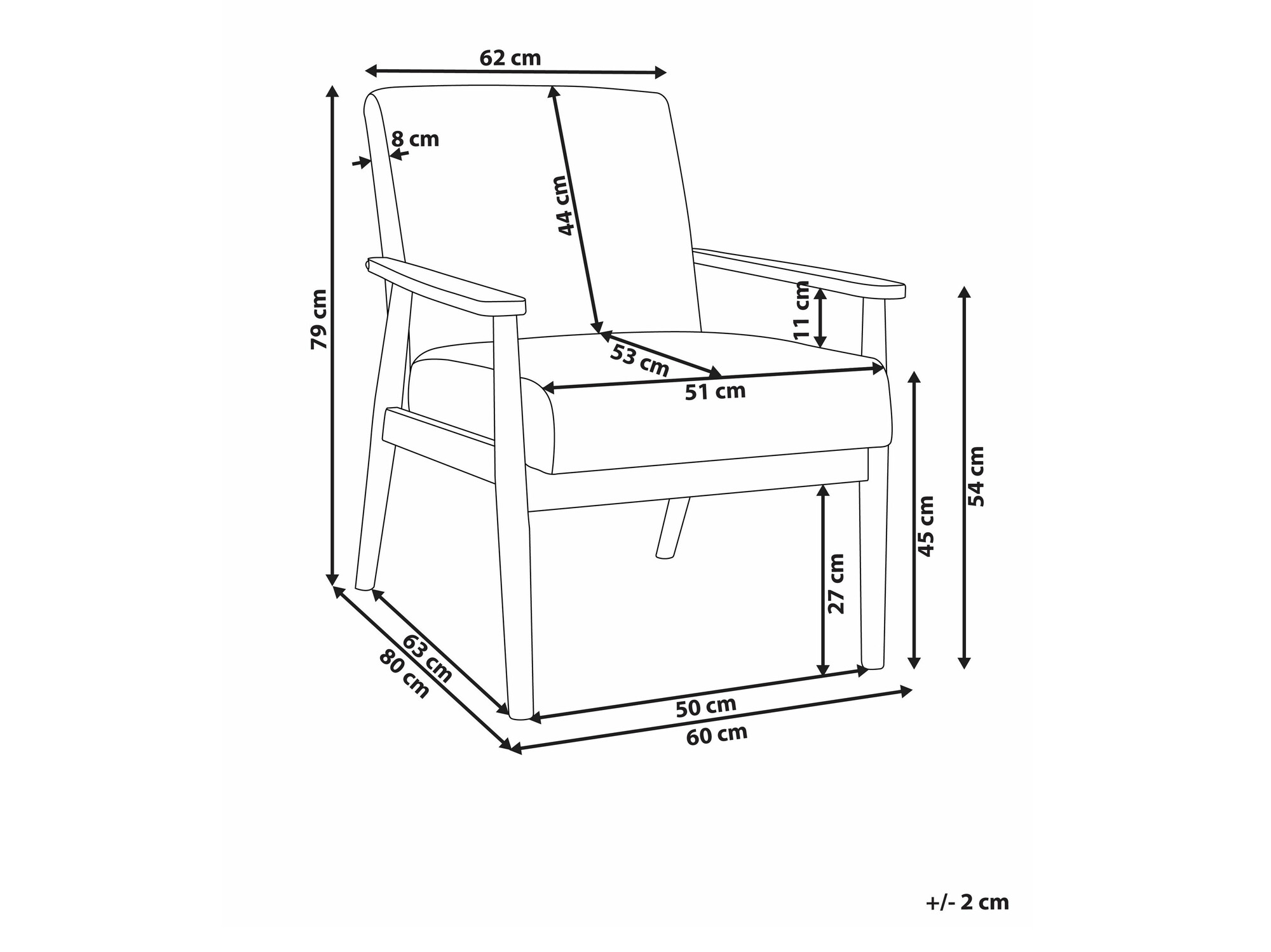 Tugitool Berwyn 2214 (Tume puit + Valge)