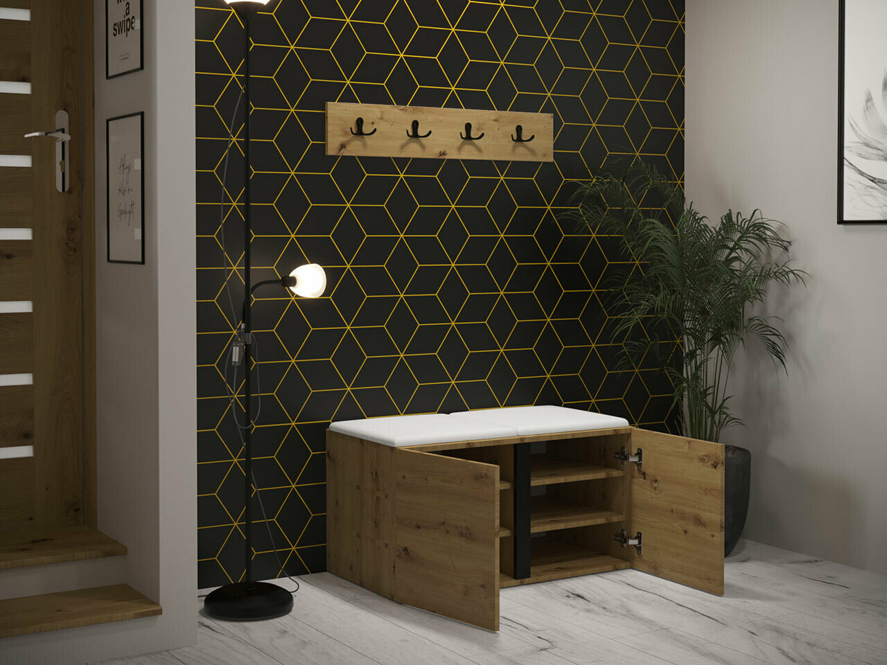 Esikukomplekt Hartford 275 (Grafiit)