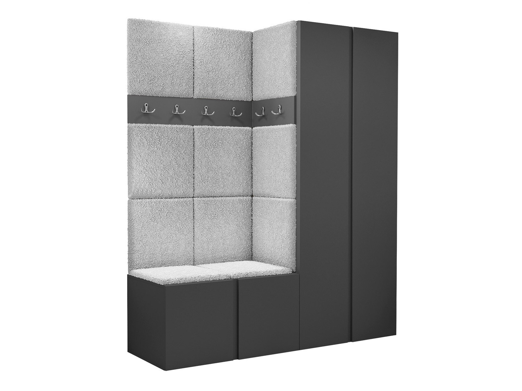 Esikukomplekt Pinis III (Grafiit)