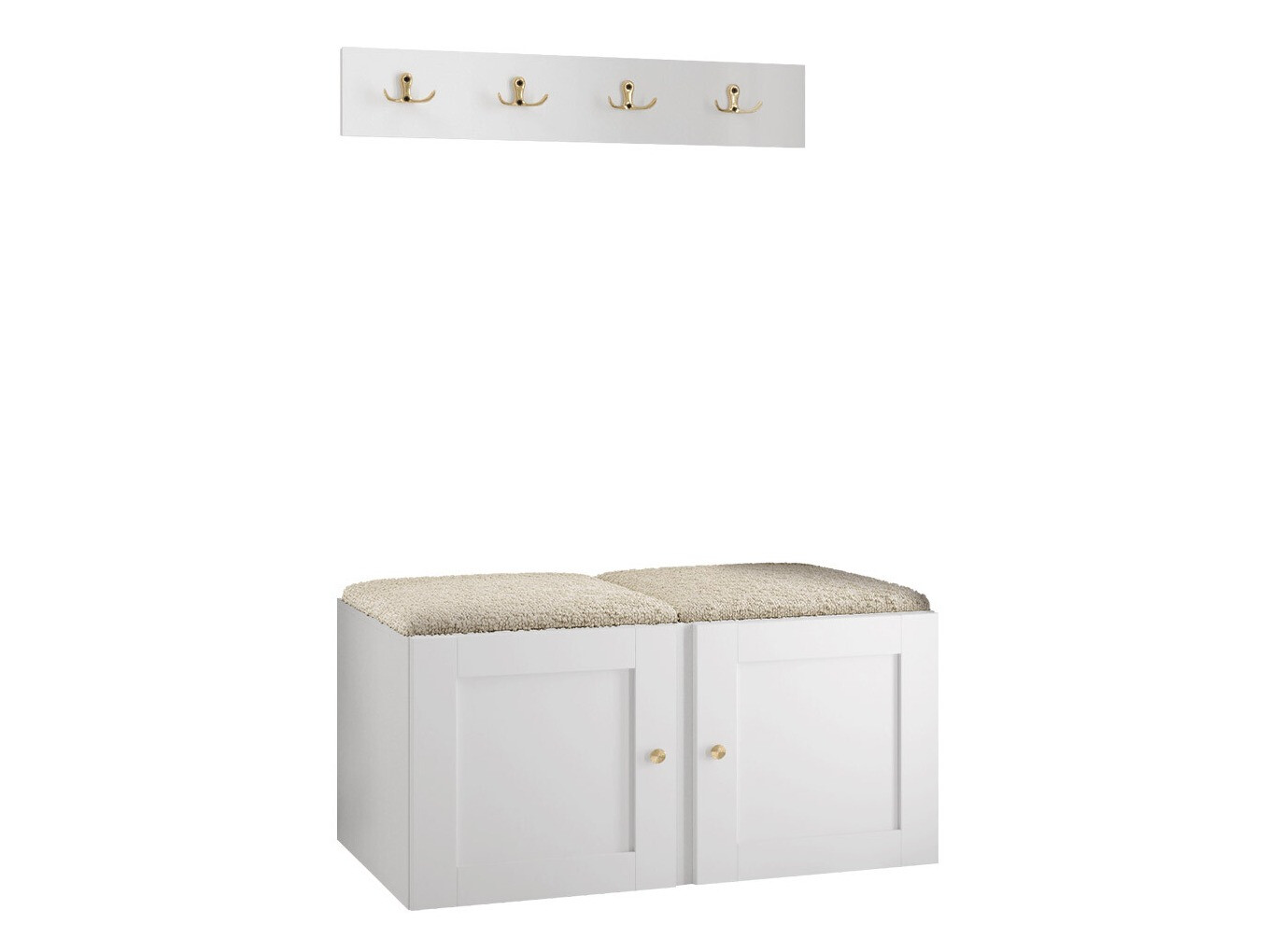 Esikukomplekt Hartford 376 (Must)