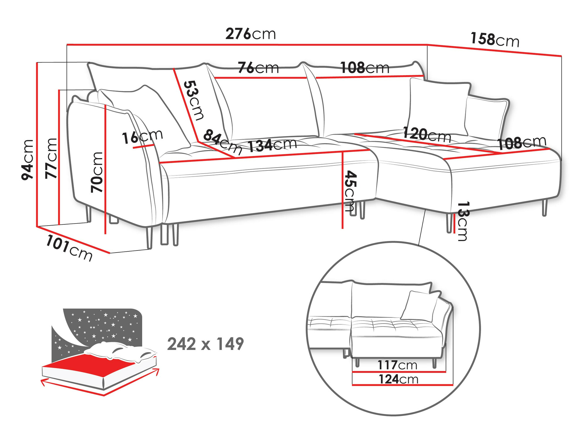 Nurgadiivan TrendyNest Cervon (Onega 02)