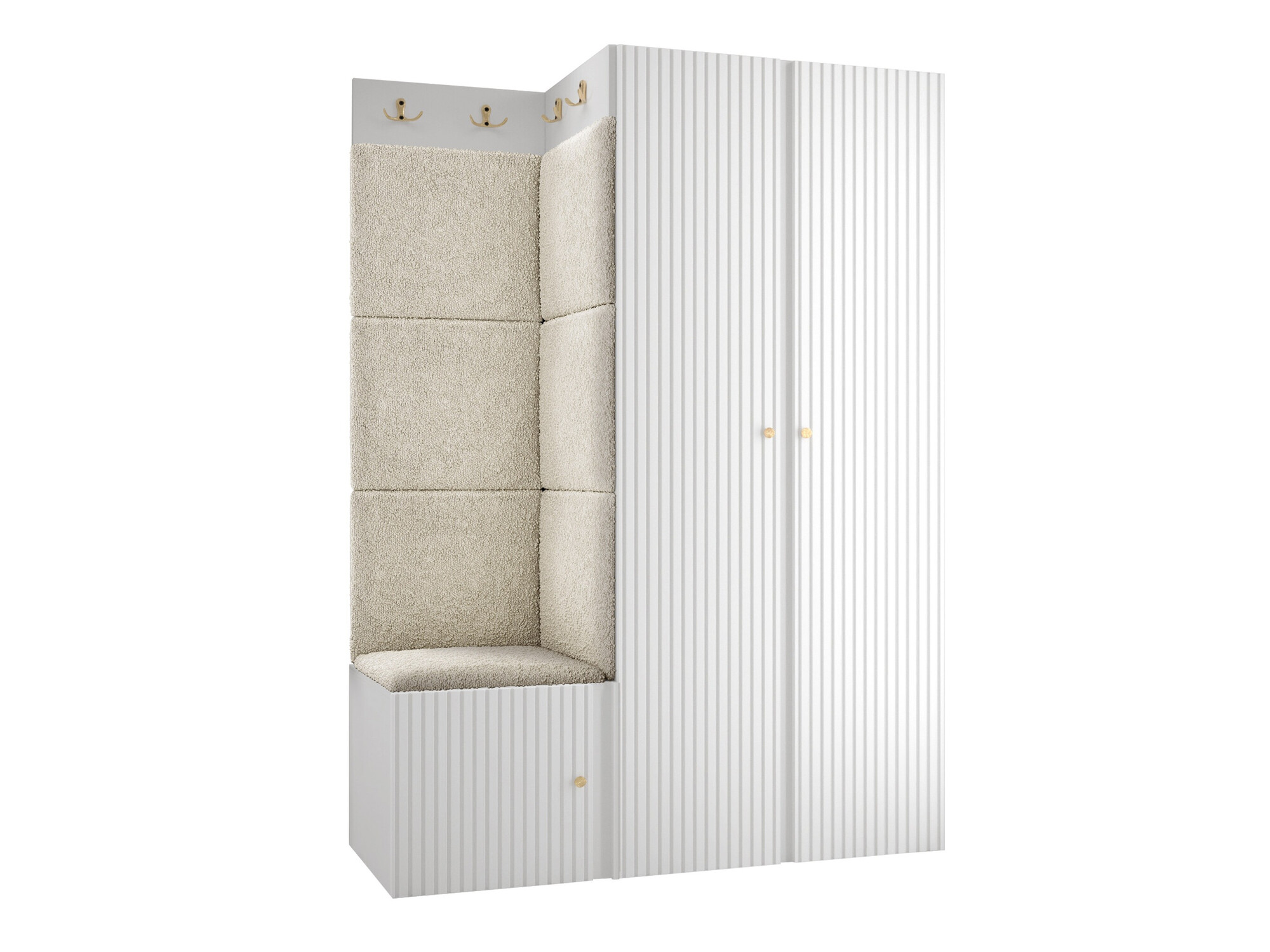 Esikukomplekt Hartford 387 (Valge)