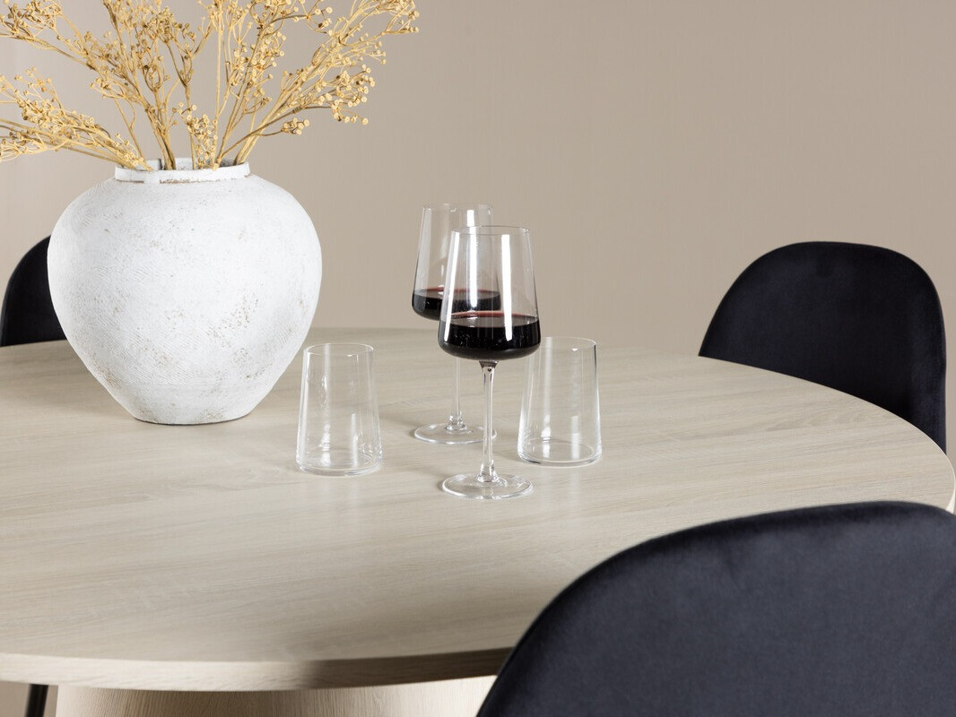 Söögitoakomplekt Dallas 4556 (Must)