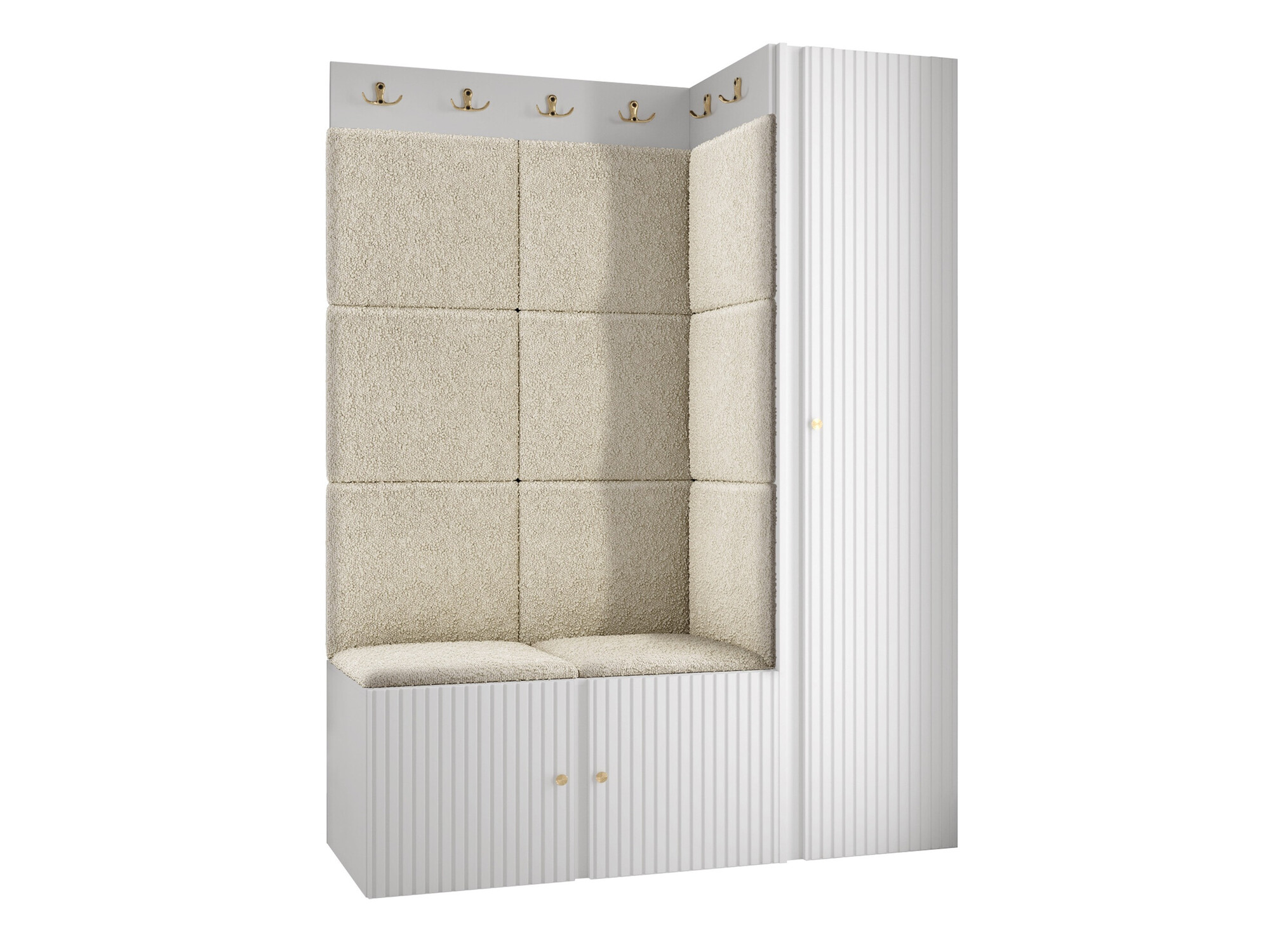 Esikukomplekt Hartford 385 (Valge)