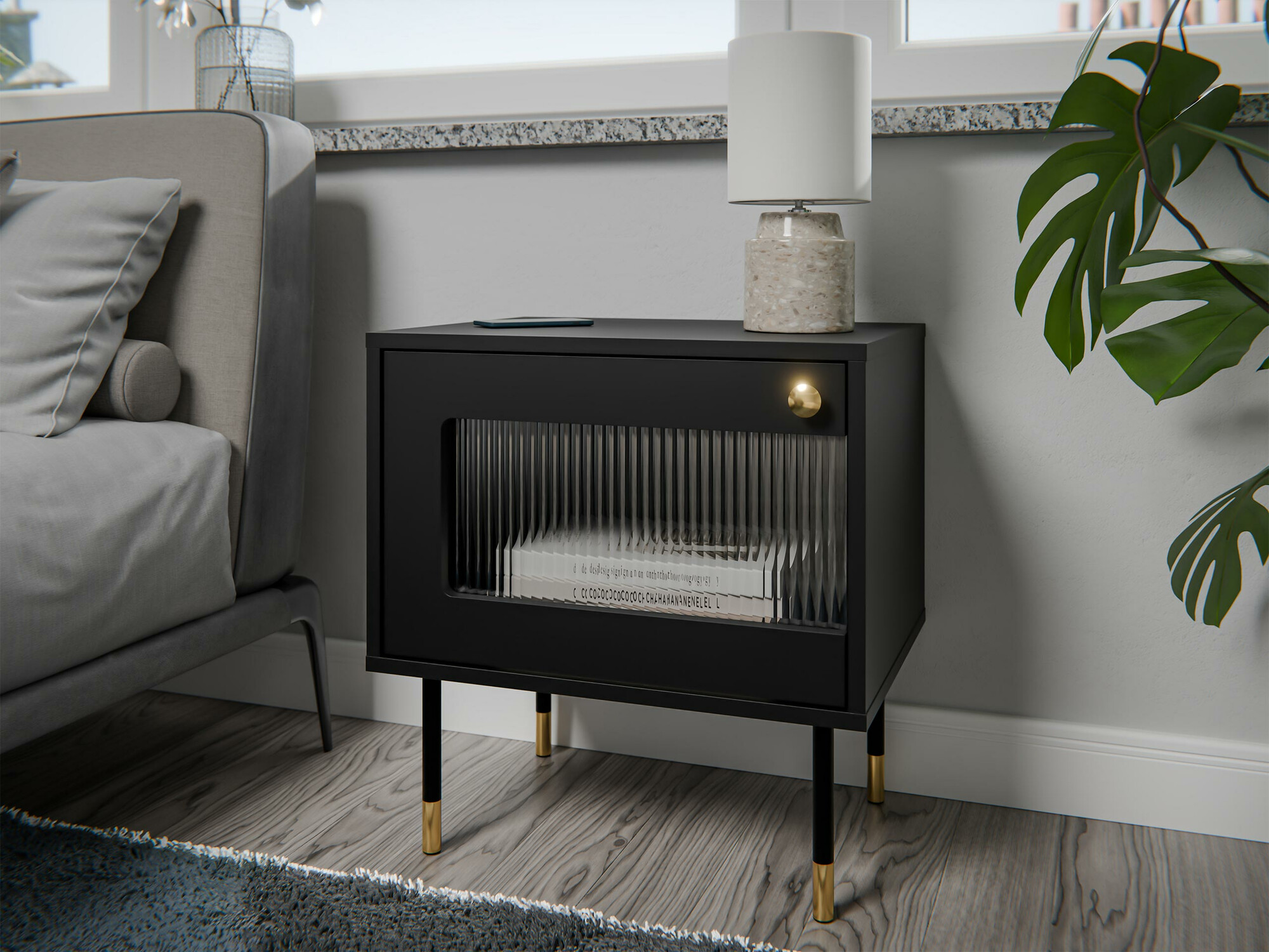 Öökappide komplekt Feletri 107 (Must)