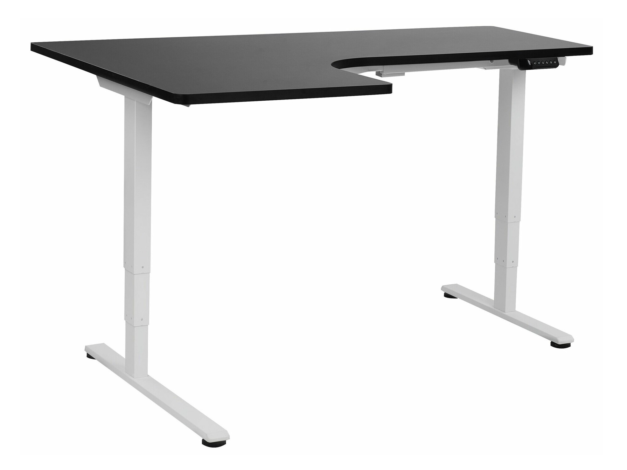 Reguleeritava kõrgusega töölaud Berwyn 2224 (Must)