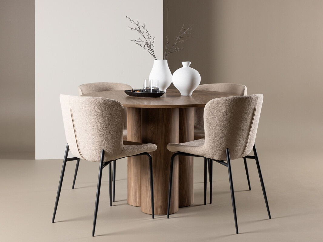 Söögitoakomplekt Dallas 4562 (Pruun)