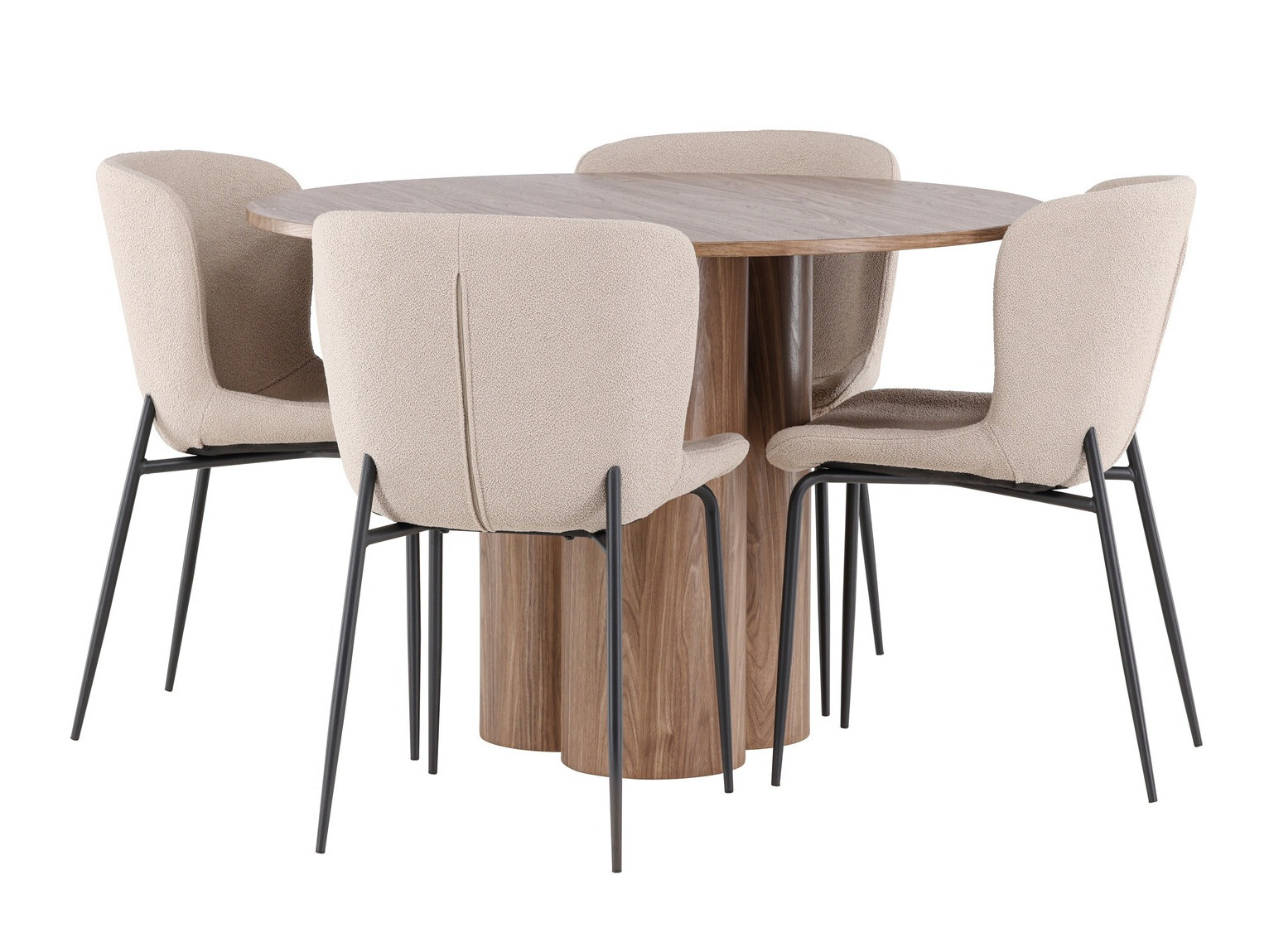 Söögitoakomplekt Dallas 4562 (Pruun)