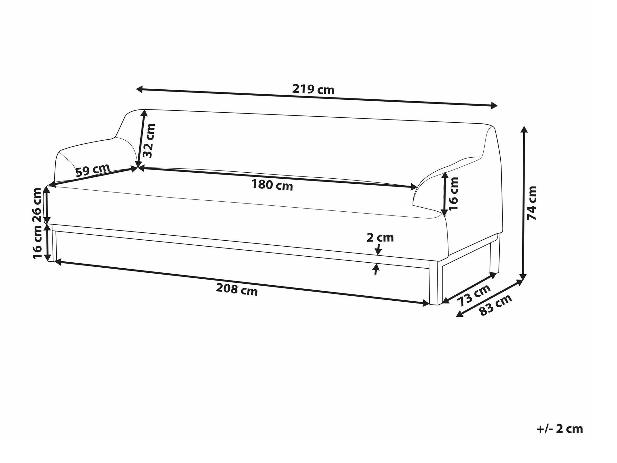 Diivan Berwyn 2228 (Beež)