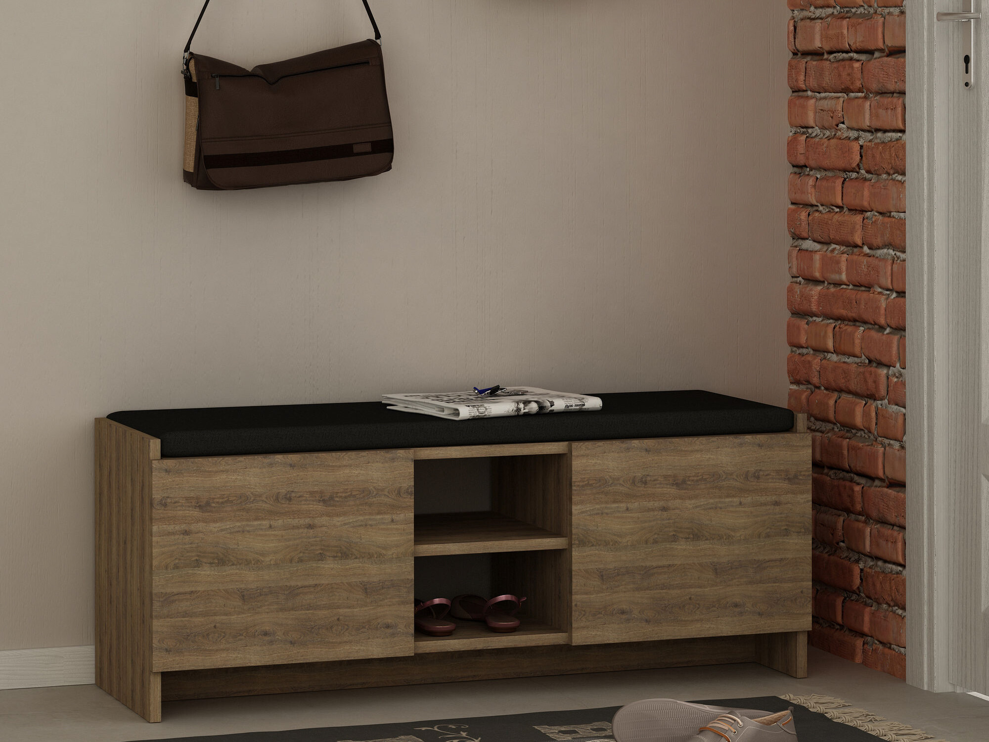 Jalatsikapp Kailua 1047 (Tume tamm)