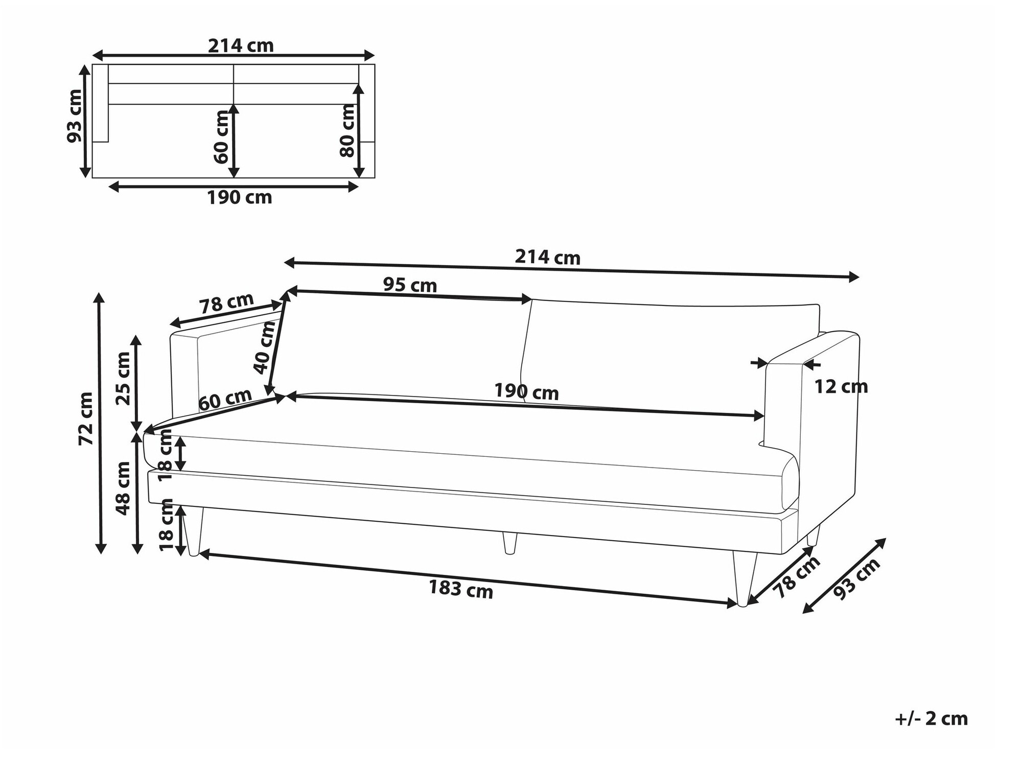 Diivan Berwyn 2232 (Roheline)