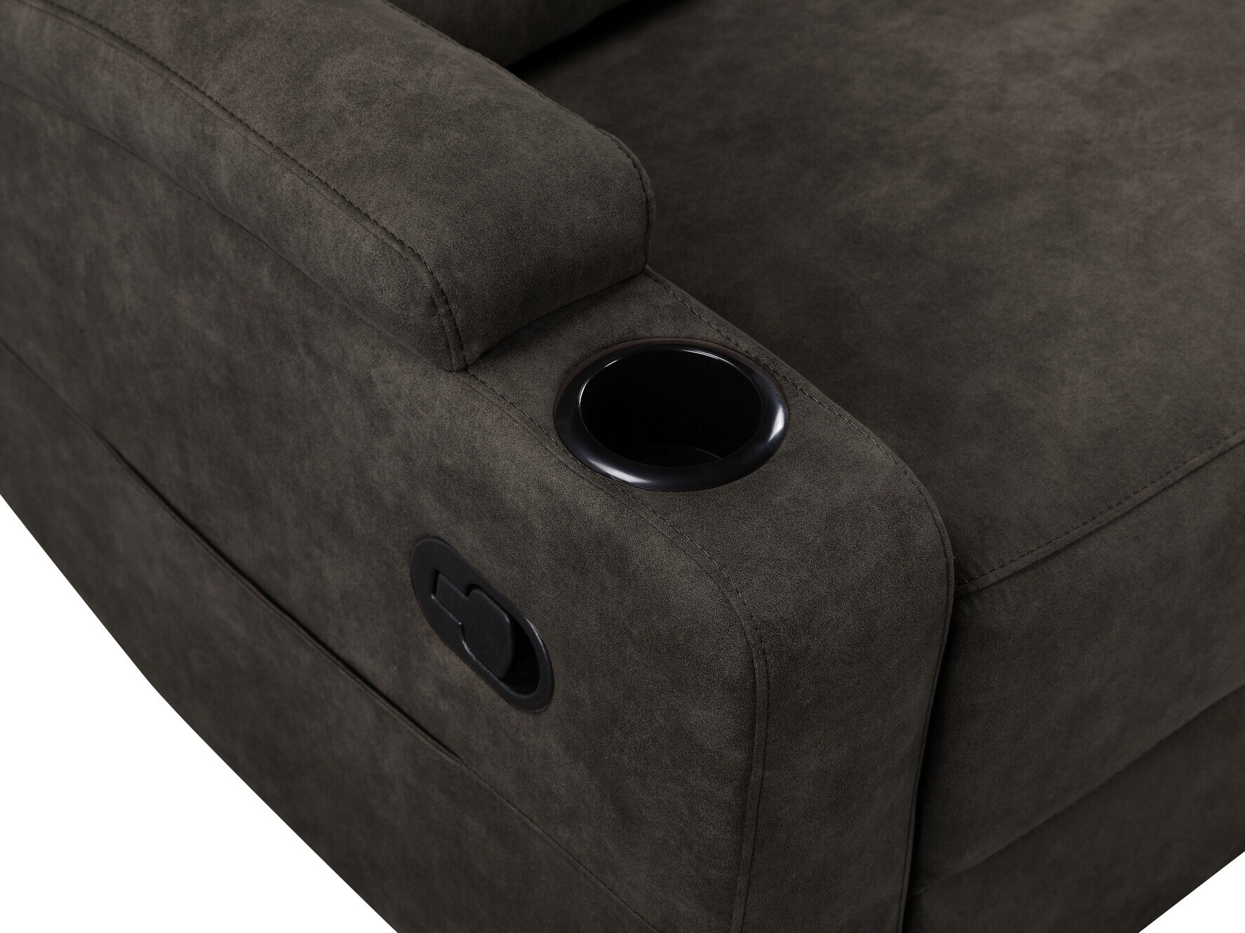 Pehme nurga recliner Denton 1368 (Tumepruun)