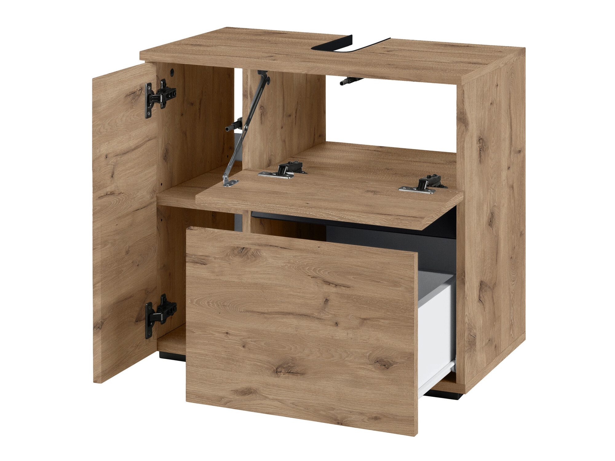 Vannitoa põrandakapp kraanikausile Soncamu 108 (Tamm)