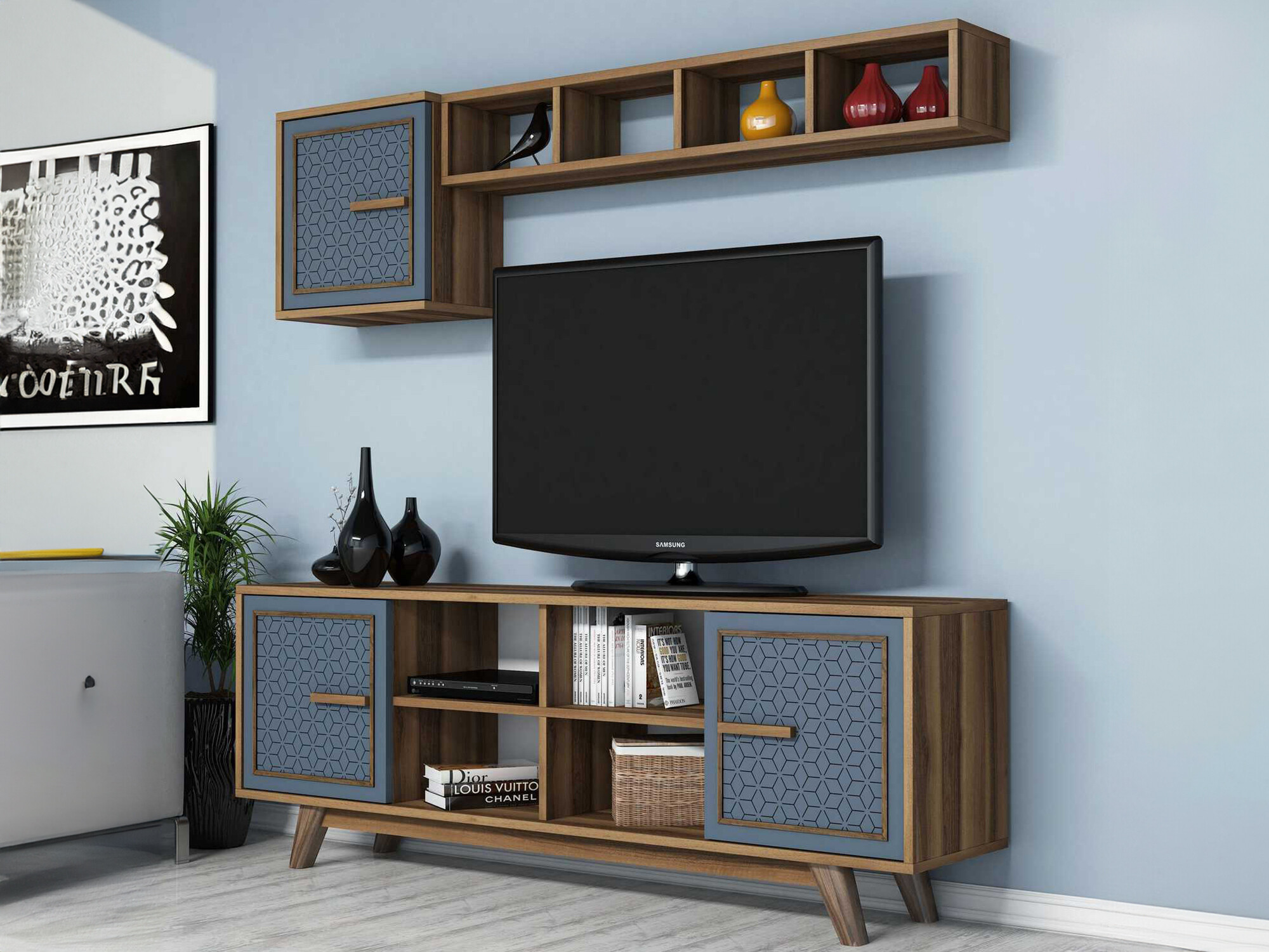 Elutoa komplekt Kailua 1590 (Pähkel + Sinine)