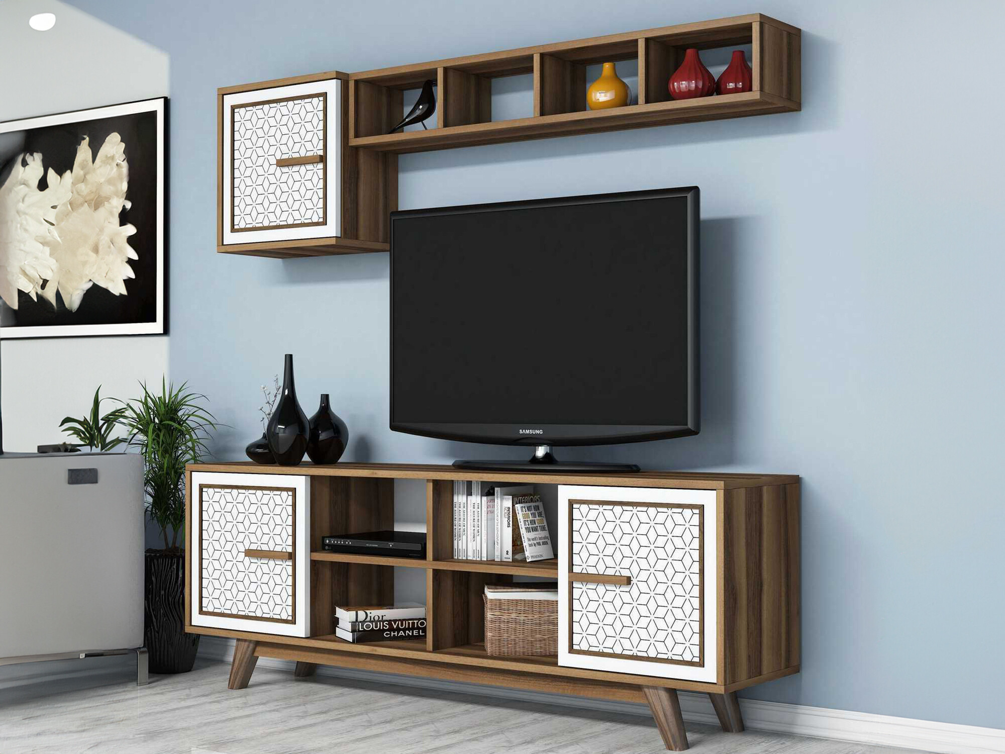 Elutoa komplekt Kailua 1590 (Pähkel + Valge)