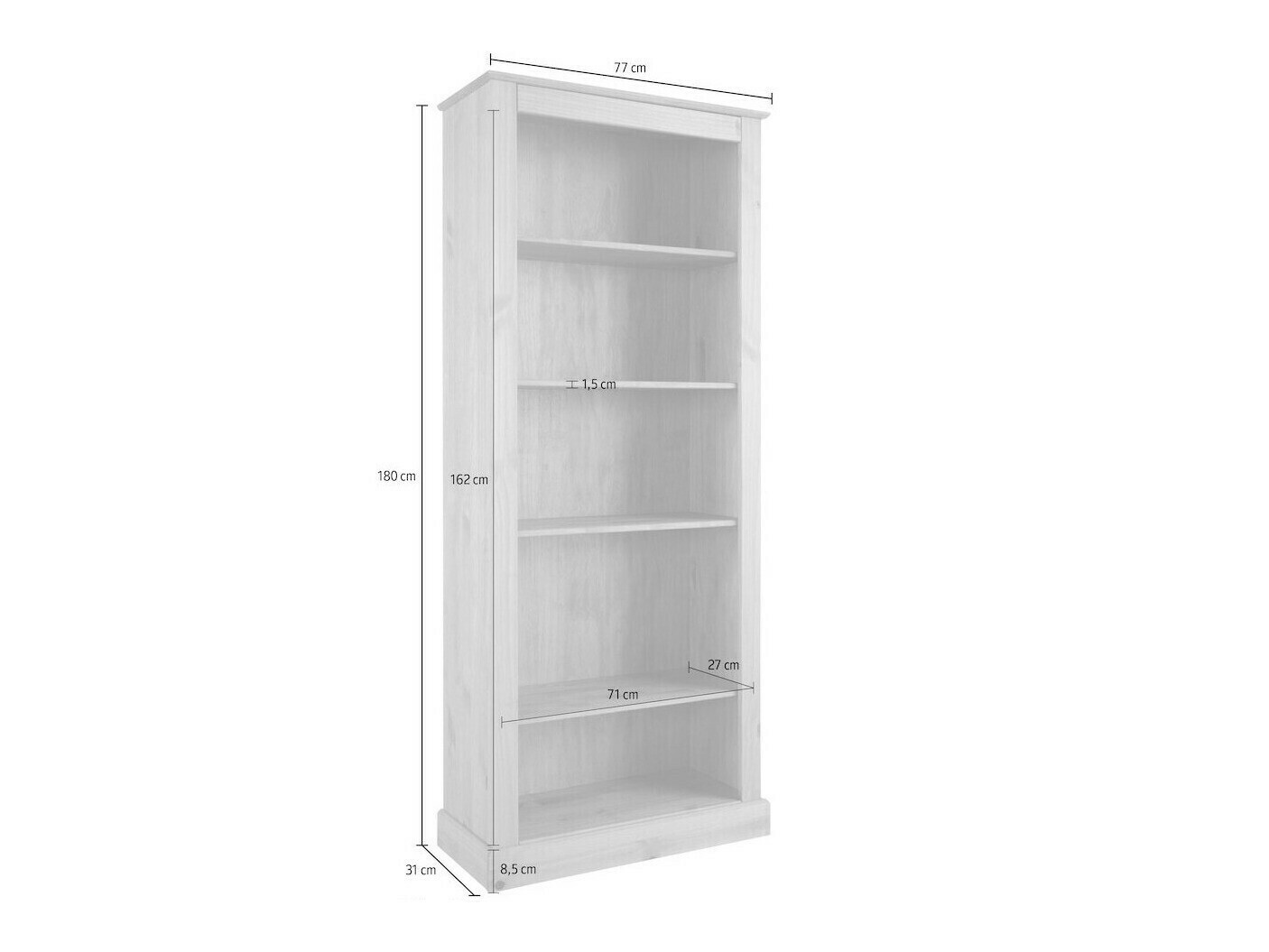 Riiul Caltola 107 (Valge)