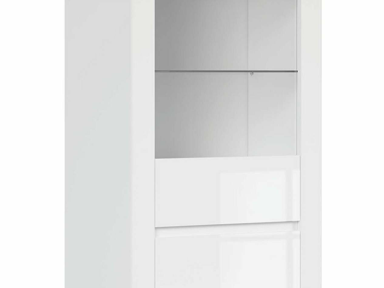 Riiul Sonsoru 104 (Valge + Läikiv valge + Wotani tamm)