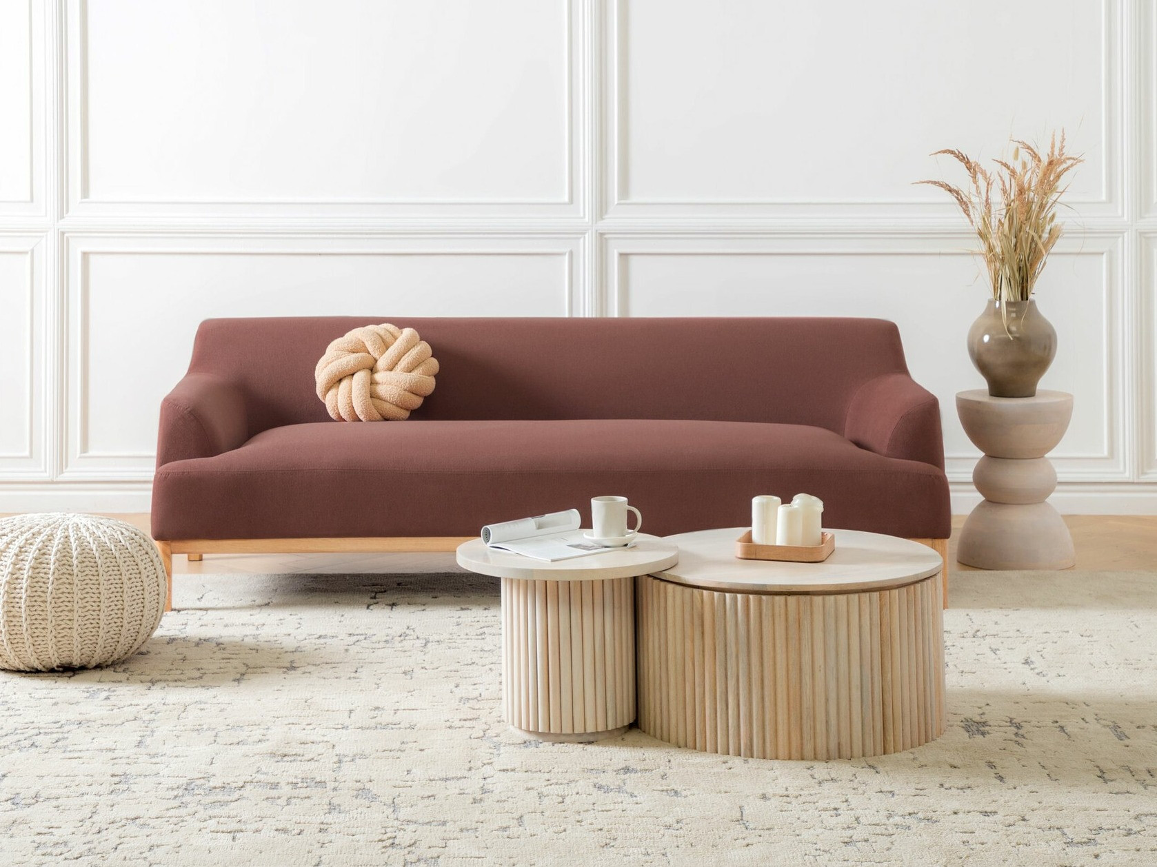 Diivan Berwyn 2228 (Dusty roosa)