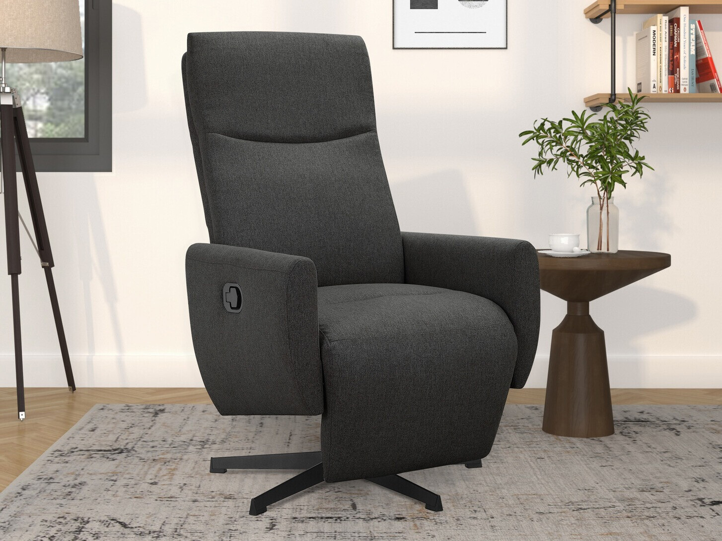 Tugitool recliner Denton 1370 (Antratsiit)