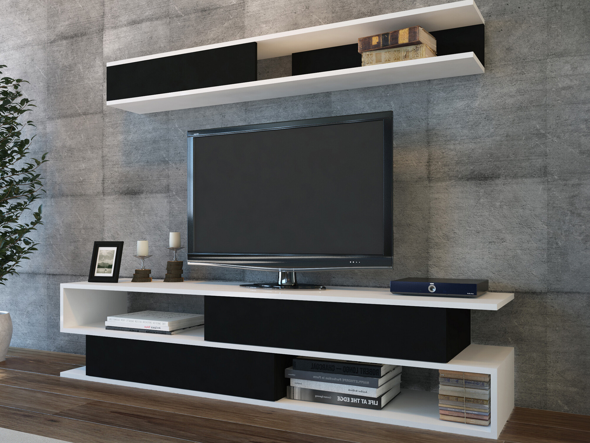 Elutoa komplekt Kailua 904 (Must + Valge)