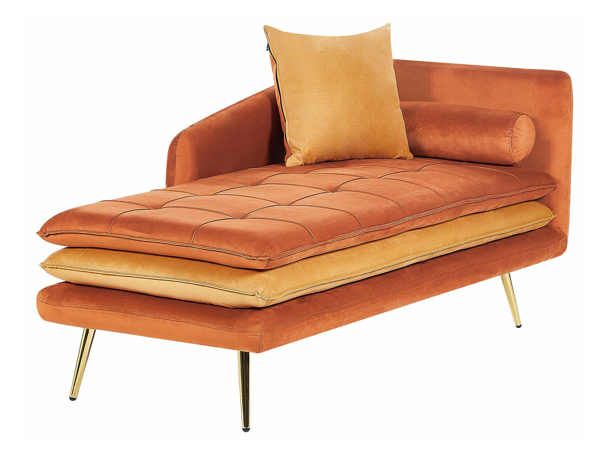 Kušett Berwyn 1044 (Tumeoranž + Oranž)